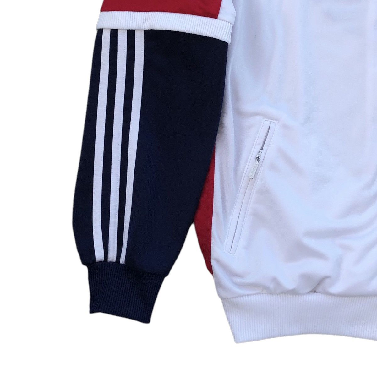 Adidas Vintage 90s Adidas Spellout Run DMC Sweater / Jacket Size US M / EU 48-50 / 2 - 5 Thumbnail