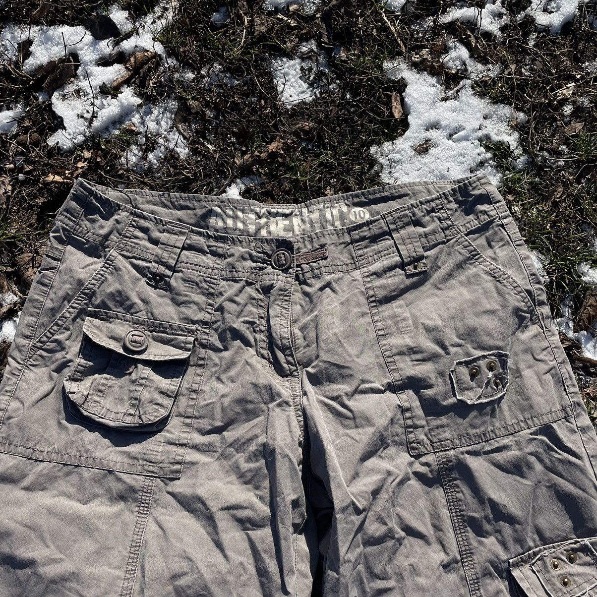 Vintage Vintage 90s Baggy Cargo Pants Distressed Workwear Y2K 29 Size 29" - 5 Thumbnail
