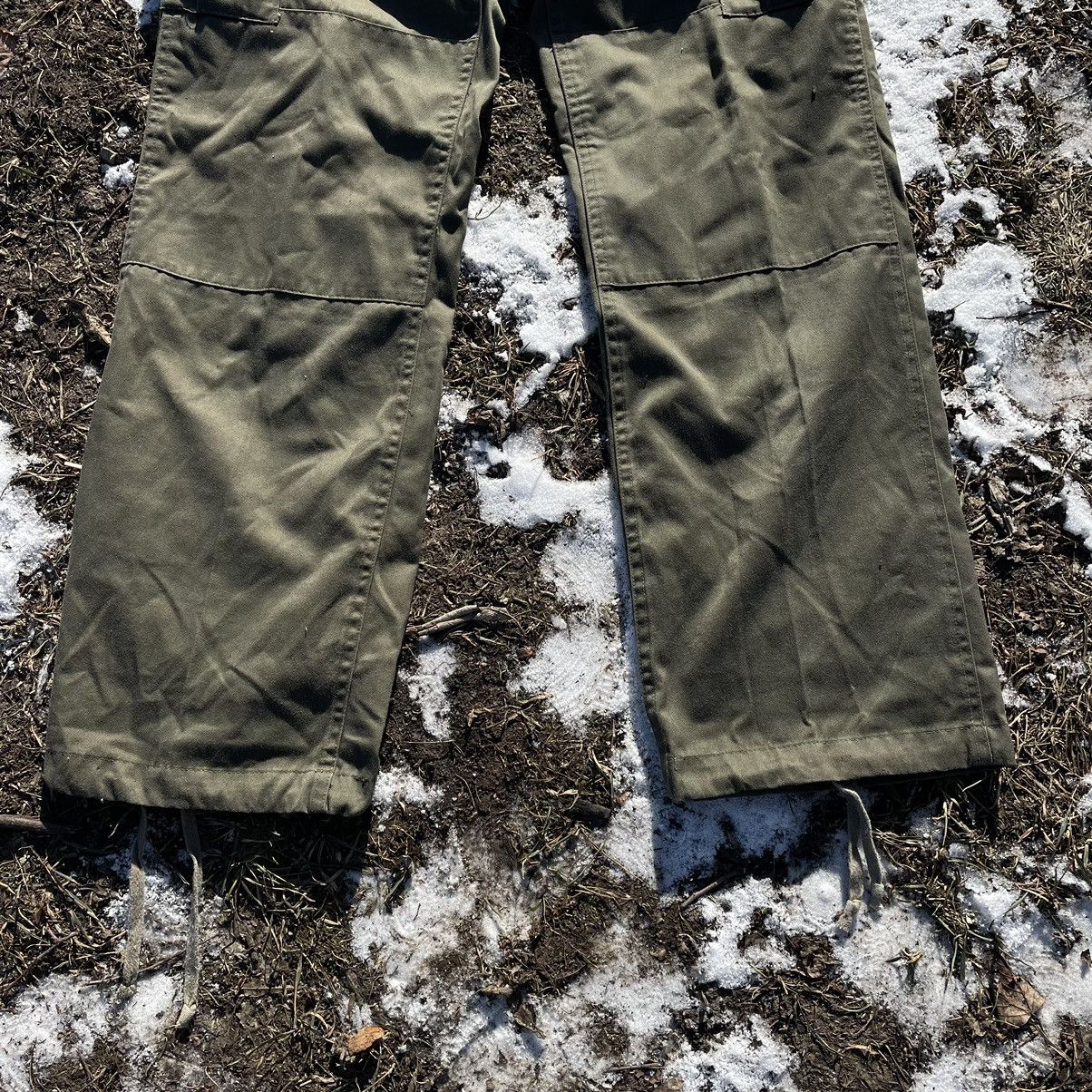 Vintage Vintage 90s Baggy Cargo Pants Olive Green Streetwear Y2K 30 Size US 30 / EU 46 - 2 Thumbnail
