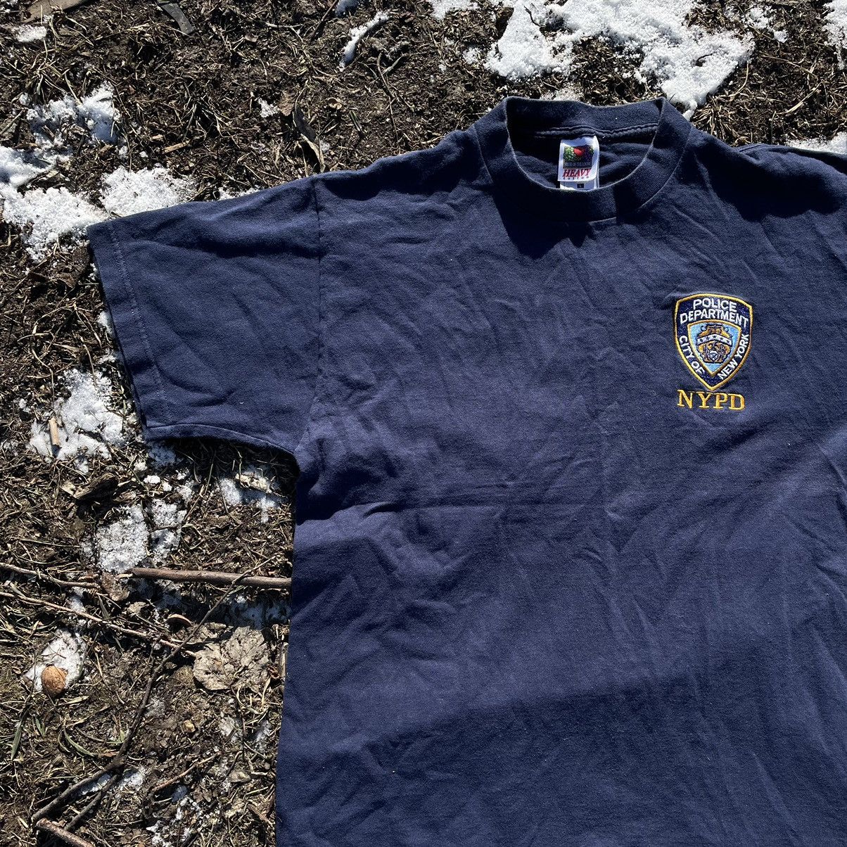 Band Tees Vintage Y2K NYPD Logo Faded Hard Band Tee Buymypiece 90s Size US L / EU 52-54 / 3 - 3 Thumbnail