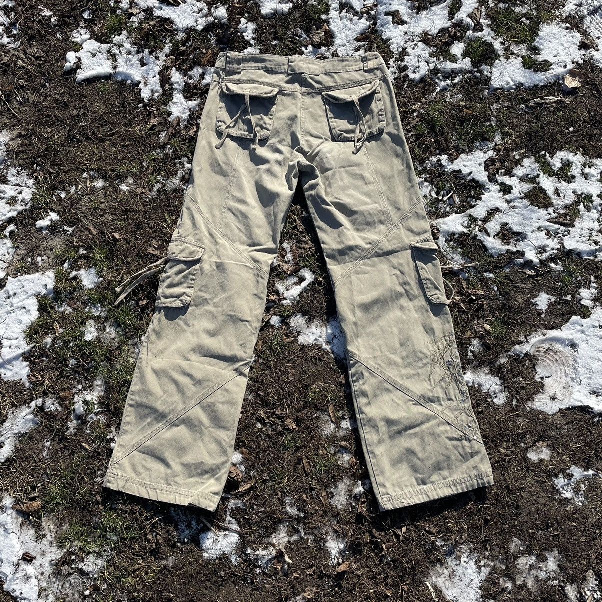Vintage Vintage 90s Baggy Cargo Pants Distressed Workwear Y2K 28 Size 28" / US 6 / IT 42 - 7 Thumbnail