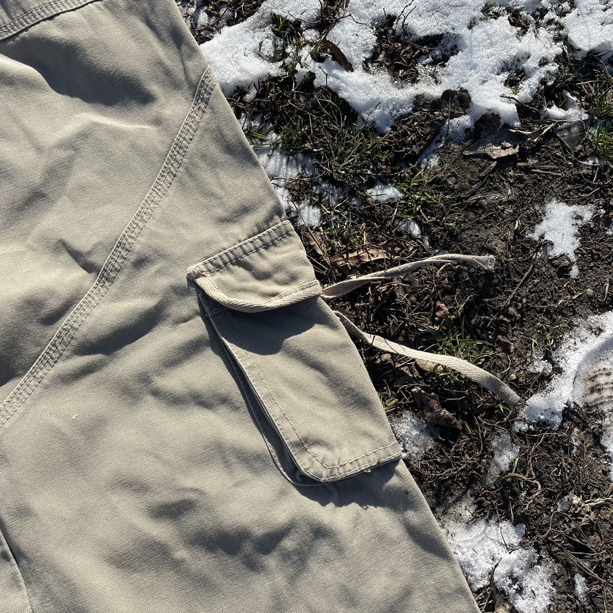 Vintage Vintage 90s Baggy Cargo Pants Distressed Workwear Y2K 28 Size 28" / US 6 / IT 42 - 5 Thumbnail
