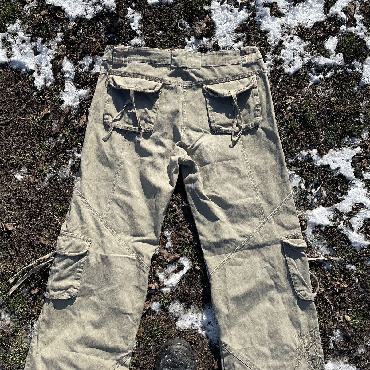 Vintage Vintage 90s Baggy Cargo Pants Distressed Workwear Y2K 28 Size 28" / US 6 / IT 42 - 8 Thumbnail