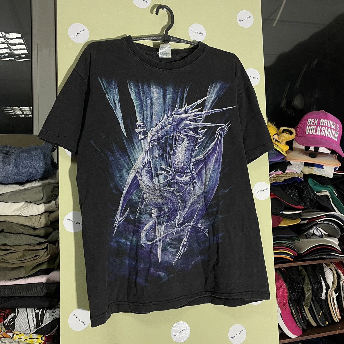 Band Tees Vintage 90s 666 Skulls Sexy Vamp Dead Face Horror Tee 90s Size US M / EU 48-50 / 2 - 2 Thumbnail