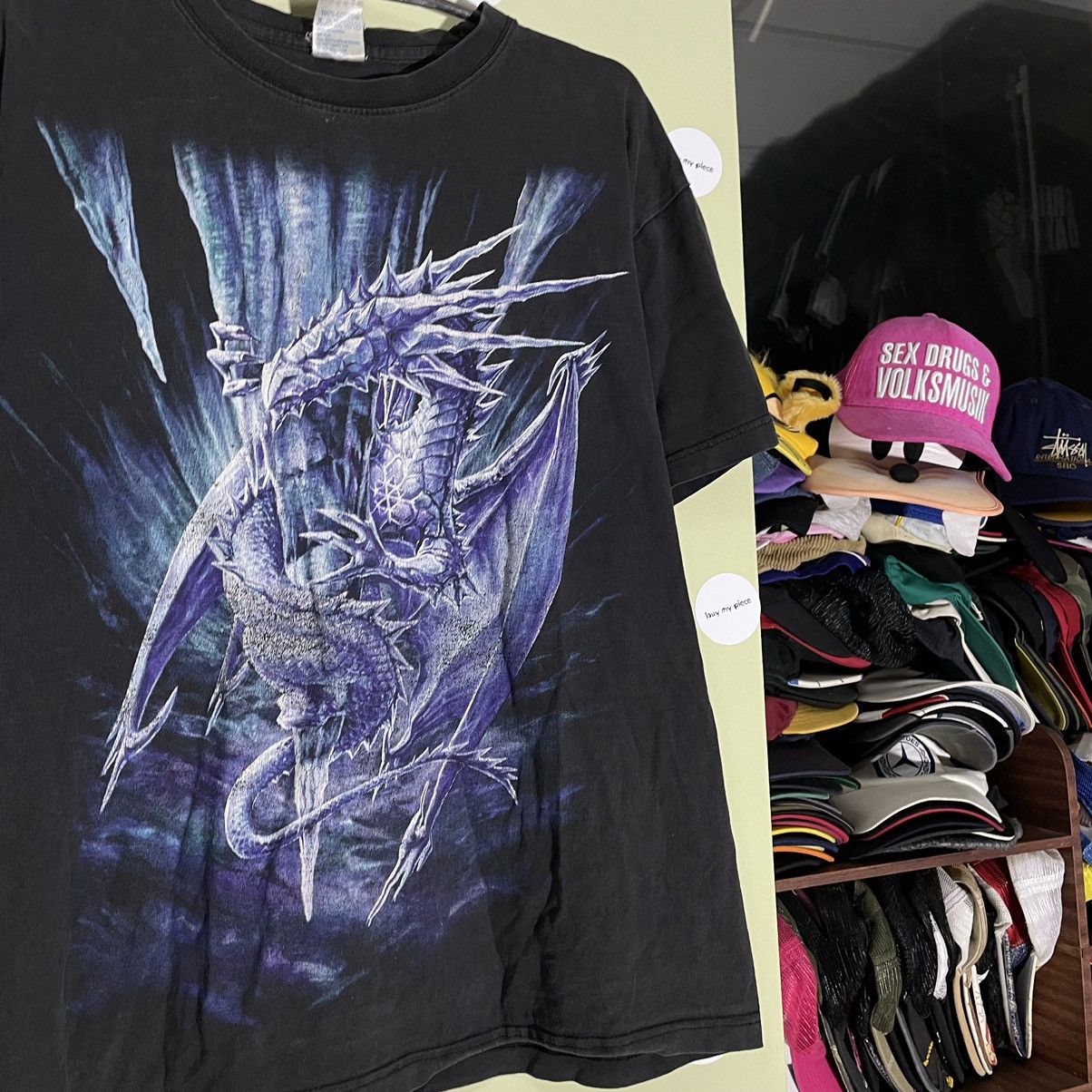 Band Tees Vintage 90s 666 Skulls Sexy Vamp Dead Face Horror Tee 90s Size US M / EU 48-50 / 2 - 4 Thumbnail