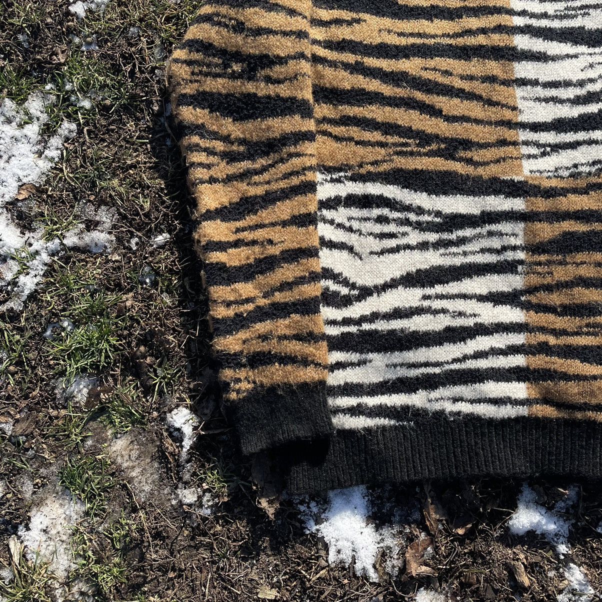 Vintage Vintage Y2K Striped Mohair Knit Sweater Distressed Grunge M Size US M / EU 48-50 / 2 - 3 Thumbnail
