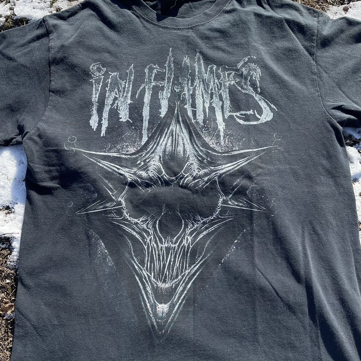 Vintage Vintage 90s Skull Graphic Tee Sun Faded Grunge Dark Boxy L Size US L / EU 52-54 / 3 - 4 Thumbnail