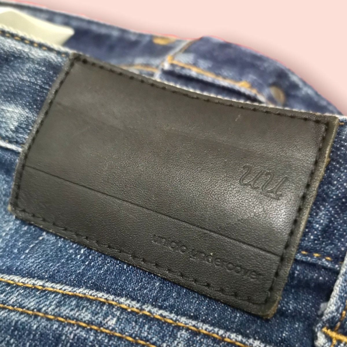 Japanese Brand × Undercover × Uniqlo 🔥BINDING NOW🔥 RARE UNDERCOVER X UNIQLO JEANS Size US 29 - 12 Thumbnail