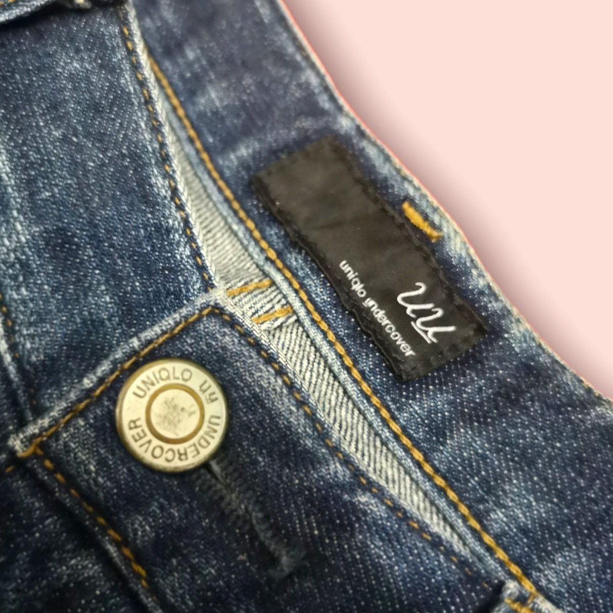 Japanese Brand × Undercover × Uniqlo 🔥BINDING NOW🔥 RARE UNDERCOVER X UNIQLO JEANS Size US 29 - 5 Thumbnail