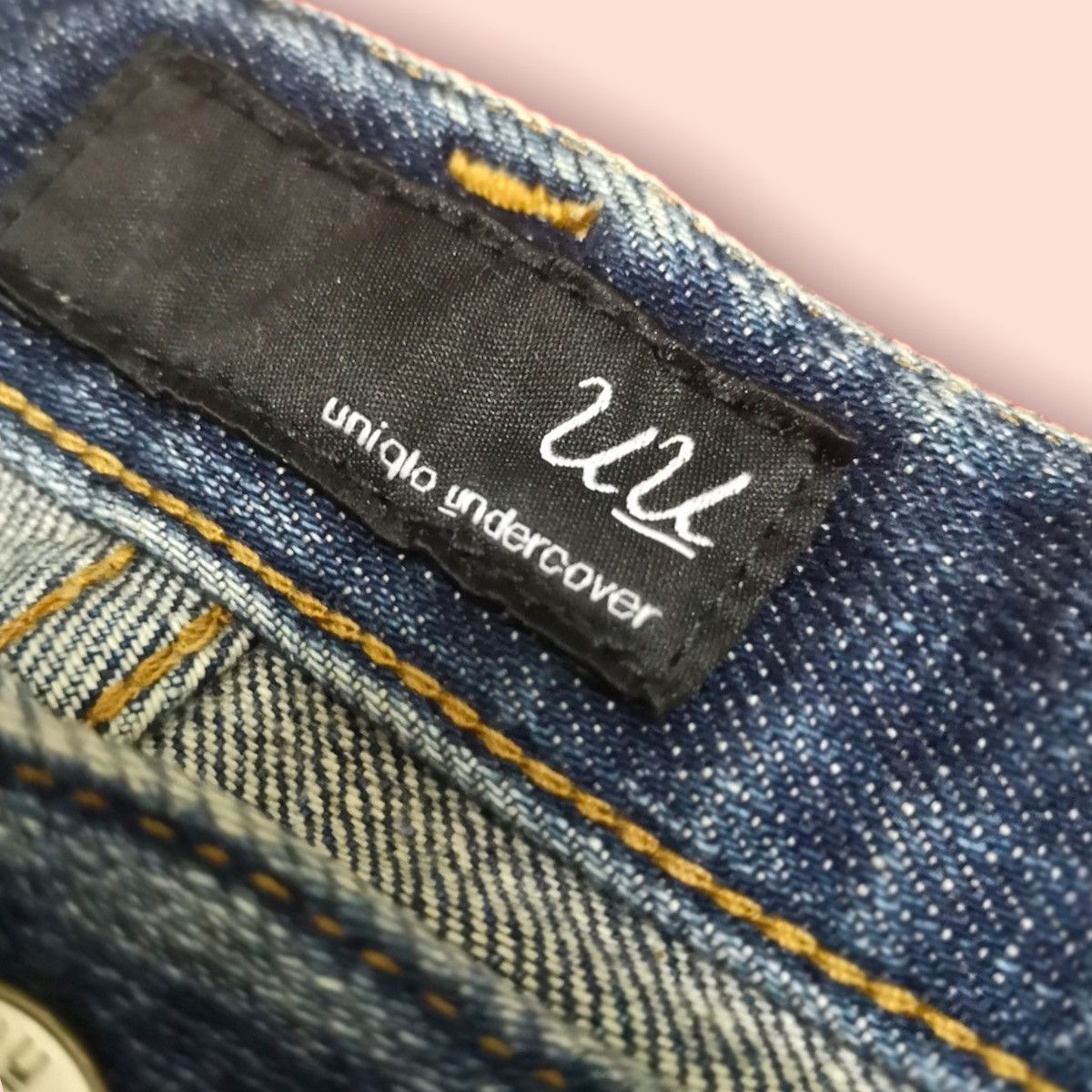 Japanese Brand × Undercover × Uniqlo 🔥BINDING NOW🔥 RARE UNDERCOVER X UNIQLO JEANS Size US 29 - 6 Thumbnail