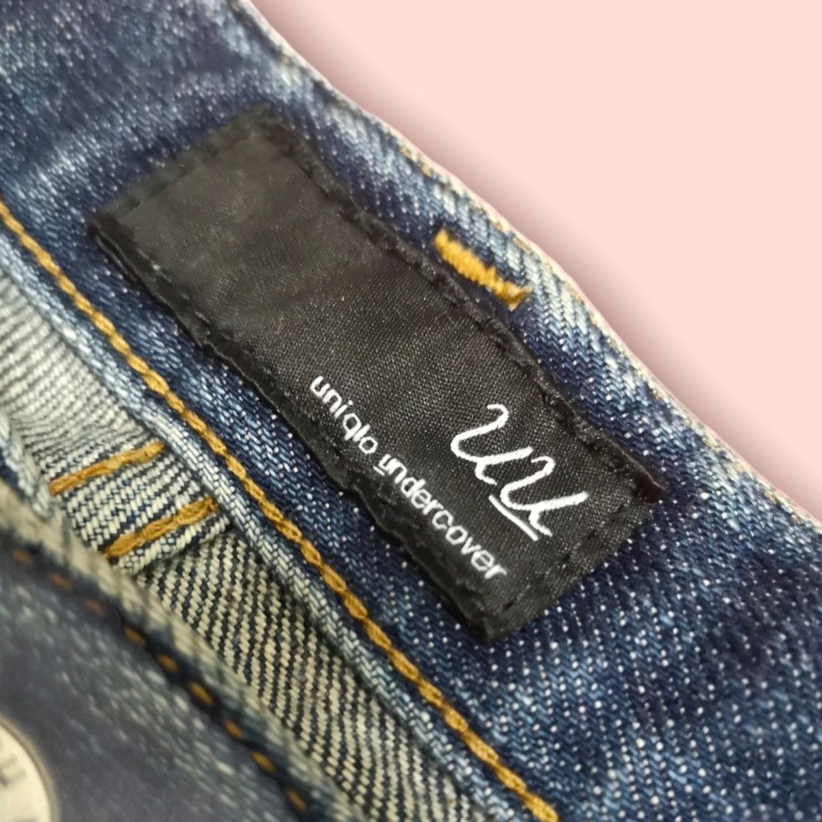 Japanese Brand × Undercover × Uniqlo 🔥BINDING NOW🔥 RARE UNDERCOVER X UNIQLO JEANS Size US 29 - 11 Thumbnail