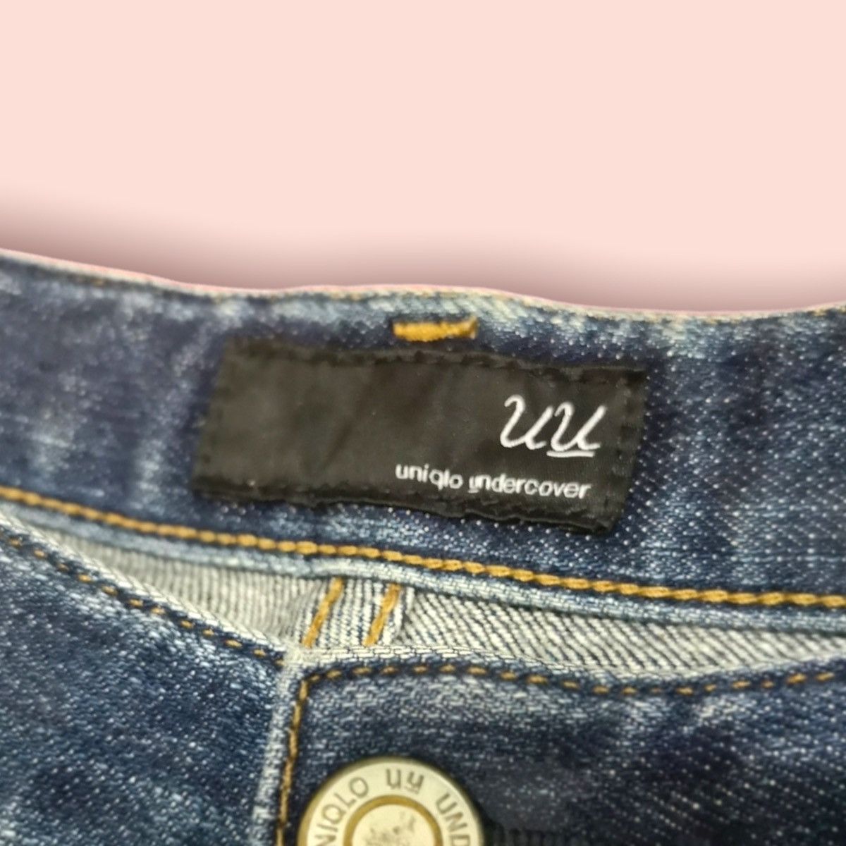Japanese Brand × Undercover × Uniqlo 🔥BINDING NOW🔥 RARE UNDERCOVER X UNIQLO JEANS Size US 29 - 7 Thumbnail