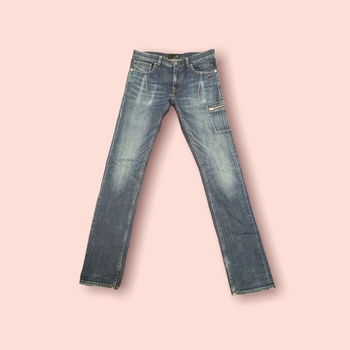 image of Binding Now Undercover x Uniqlo Jeans in Blue Denim, Men's (Size 29)