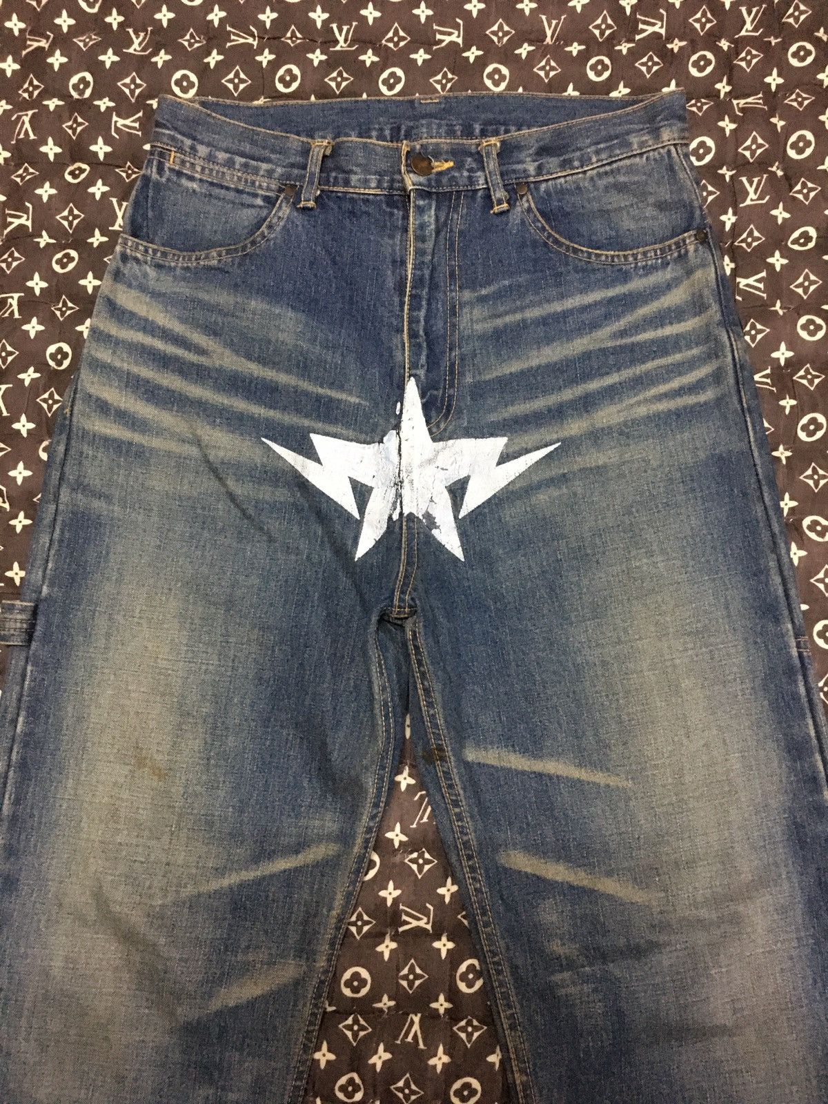 Bape Twinsta logo jeans bape sta Size US 30 / EU 46 - 3 Thumbnail