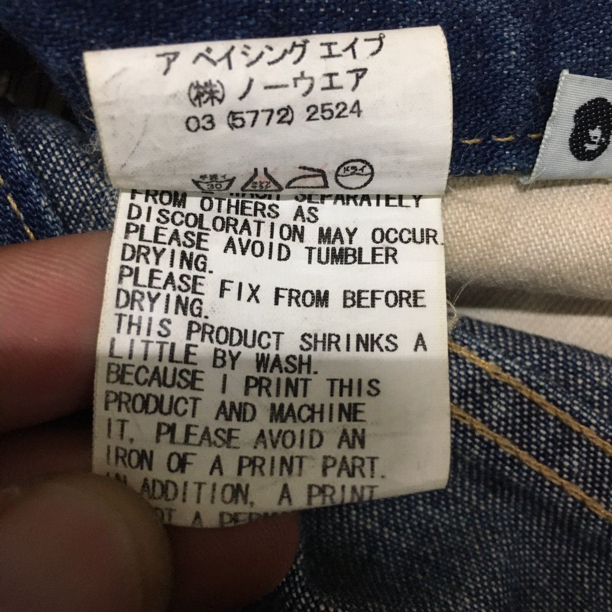 Bape Twinsta logo jeans bape sta Size US 30 / EU 46 - 6 Thumbnail