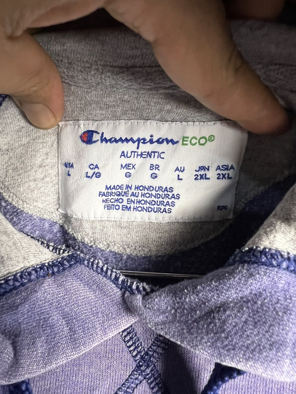 Champion 🔥Vintage Distressed Champion Pullover Hoodies Size US M / EU 48-50 / 2 - 17 Thumbnail