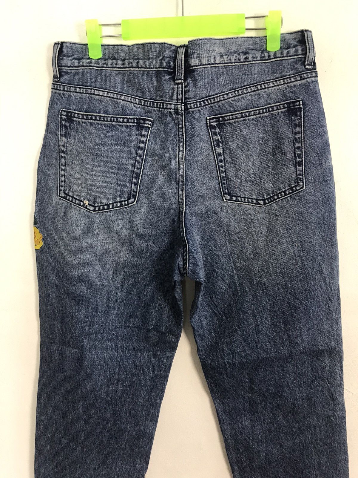 Japanese Brand × Vintage Vintage Japanese Brand Straight Cut Embroidery Rose Logo Size 32" / US 10 / IT 46 - 7 Thumbnail