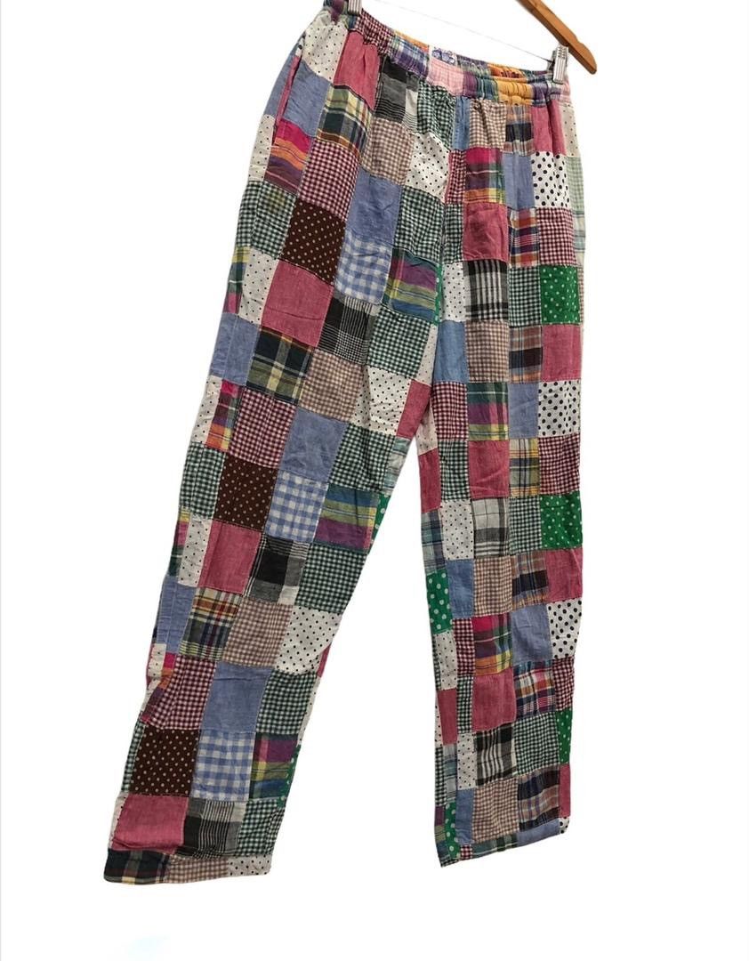 Japanese Brand × Vintage 💥delete today💥Patchwork muticolour Pants United Vellutini Size US 30 / EU 46 - 3 Thumbnail