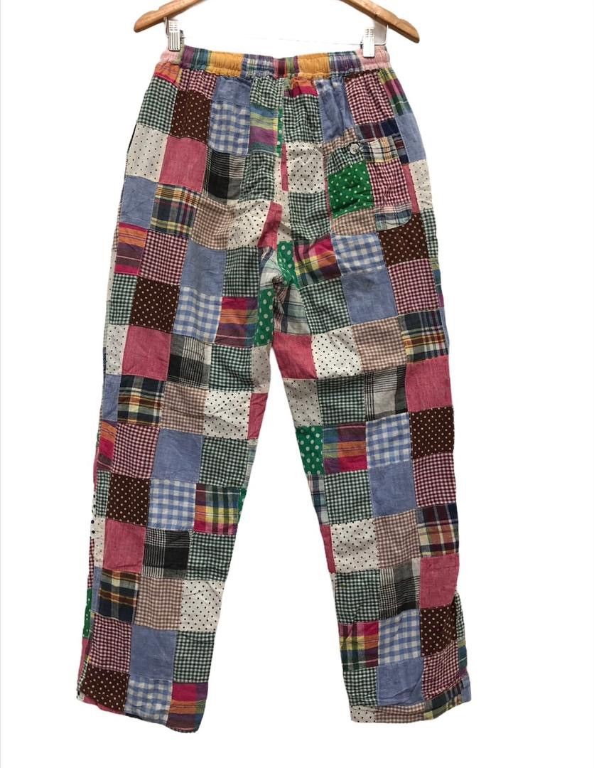 Japanese Brand × Vintage 💥delete today💥Patchwork muticolour Pants United Vellutini Size US 30 / EU 46 - 2 Thumbnail