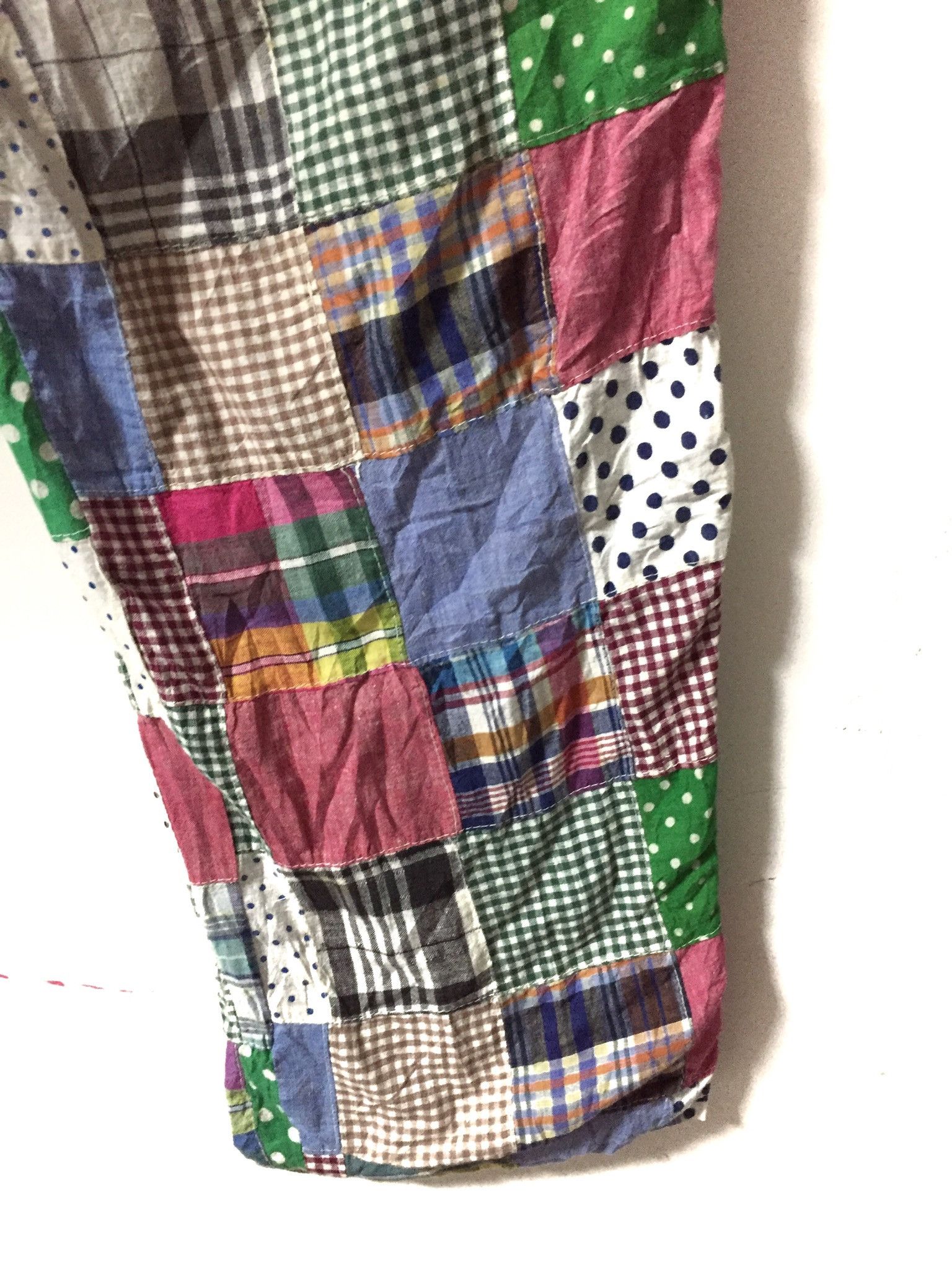Japanese Brand × Vintage 💥delete today💥Patchwork muticolour Pants United Vellutini Size US 30 / EU 46 - 4 Thumbnail