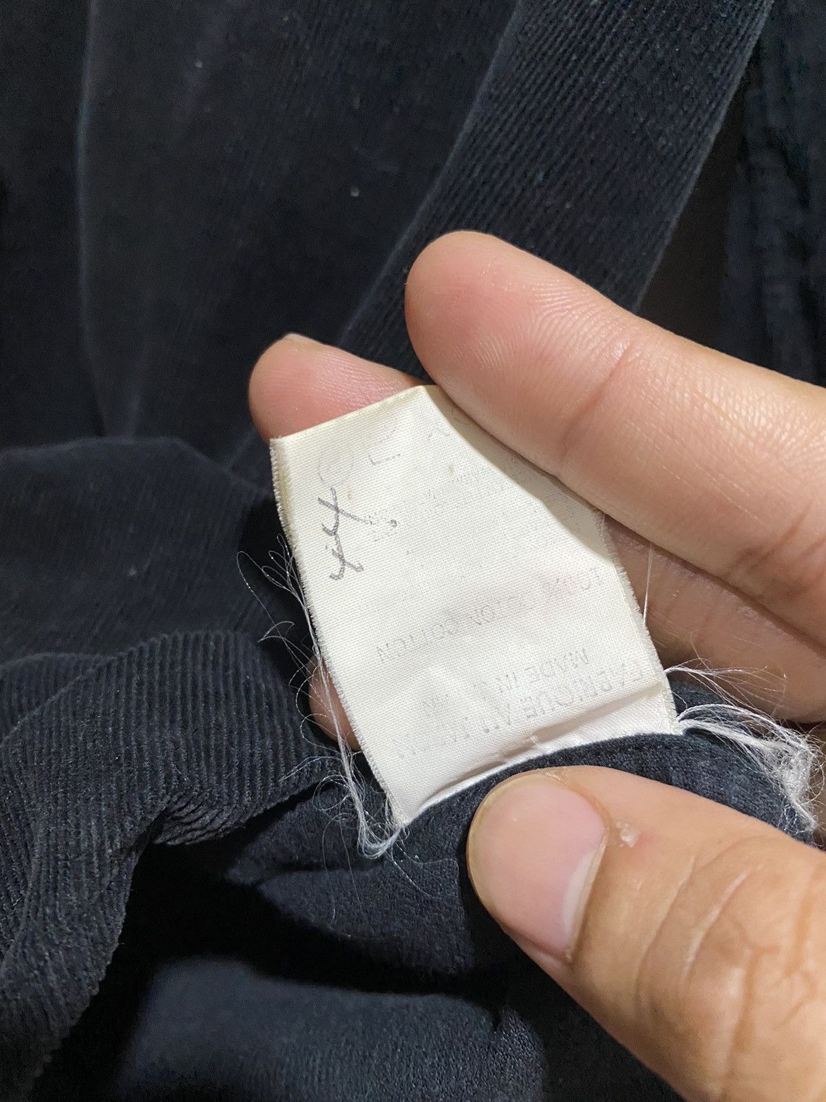 Vintage × Yohji Yamamoto Y's for men Velvet Corduroy silent button nice designer Size US L / EU 52-54 / 3 - 10 Thumbnail