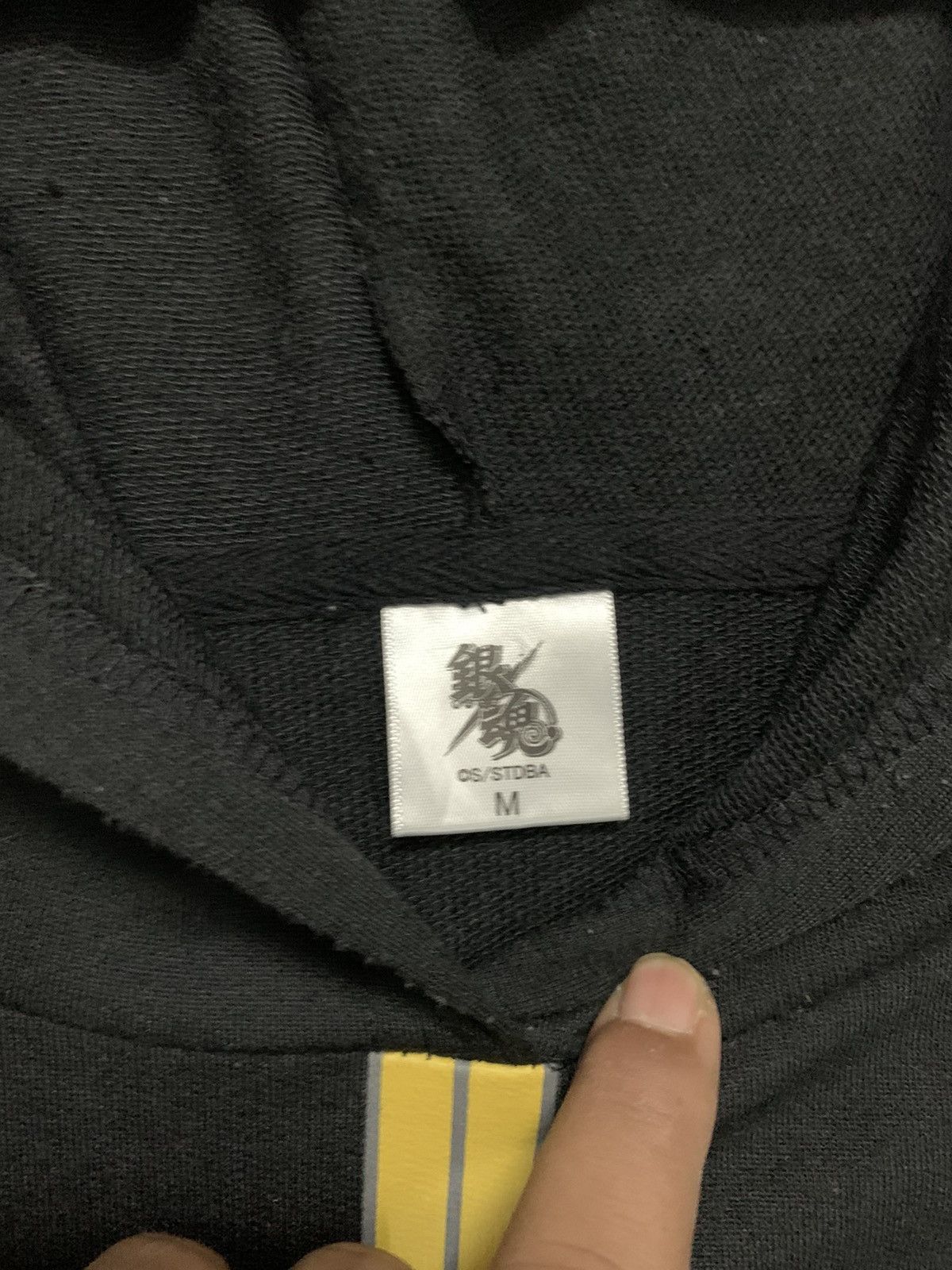 Anime × Japanese Brand Anime Gintama Bandai Black Hoodie Size US M / EU 48-50 / 2 - 5 Thumbnail