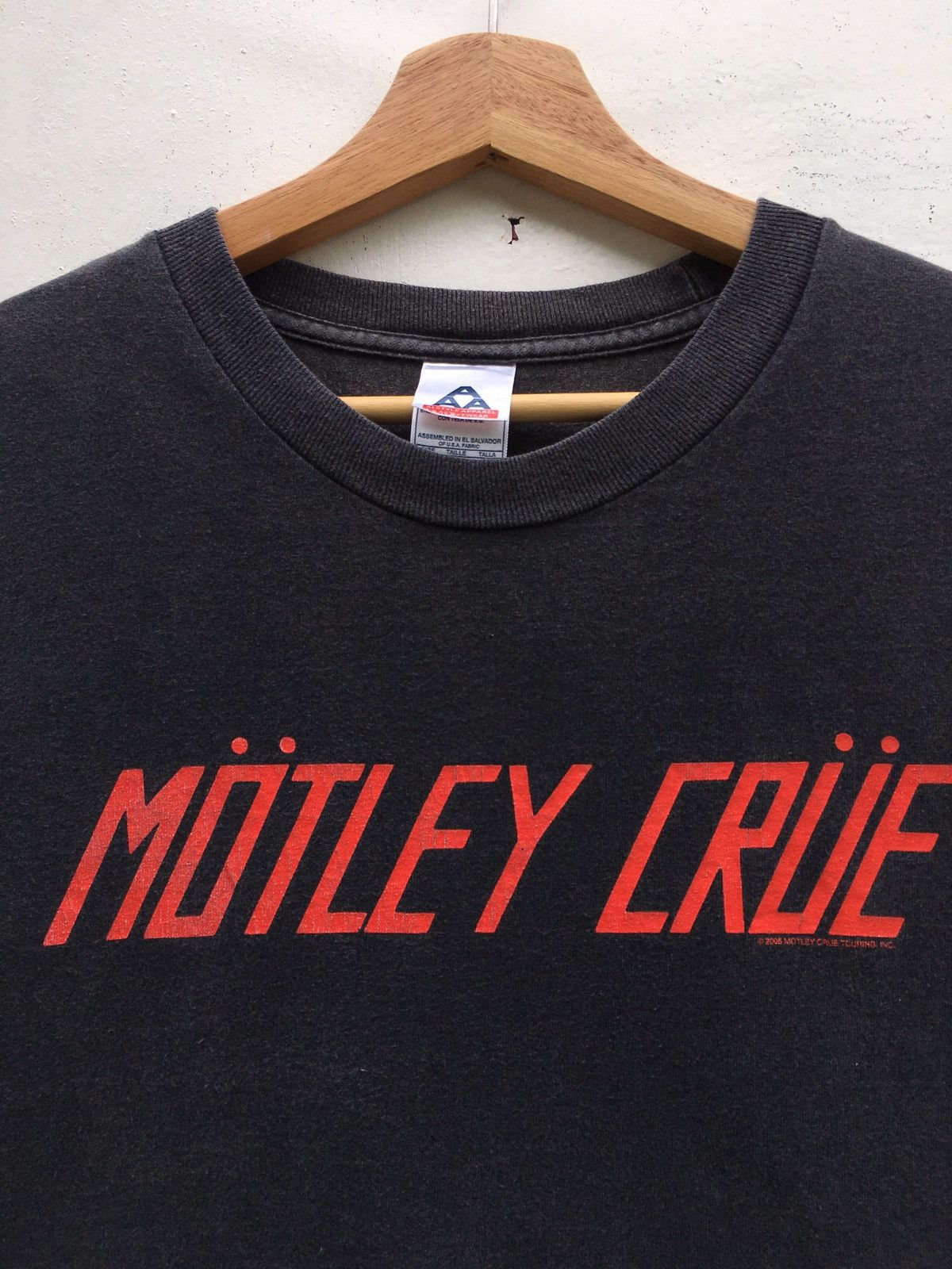 Band Tees Vintage 2005 Montley Crue SIN Fan Club Tour Tee Size US M / EU 48-50 / 2 - 5 Thumbnail
