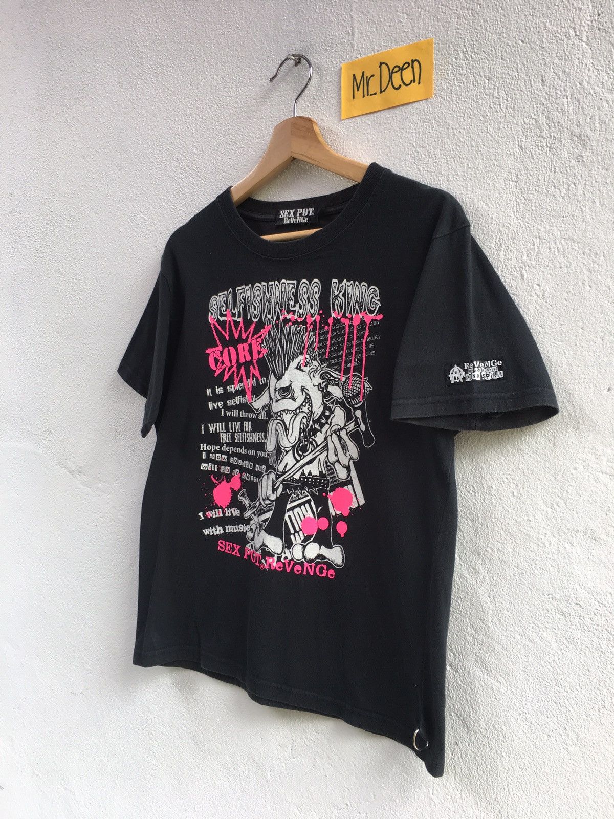Japanese Brand Sex Pot Revenge Seditionaries Punk Selfishness King Tee Size US S / EU 44-46 / 1 - 3 Thumbnail