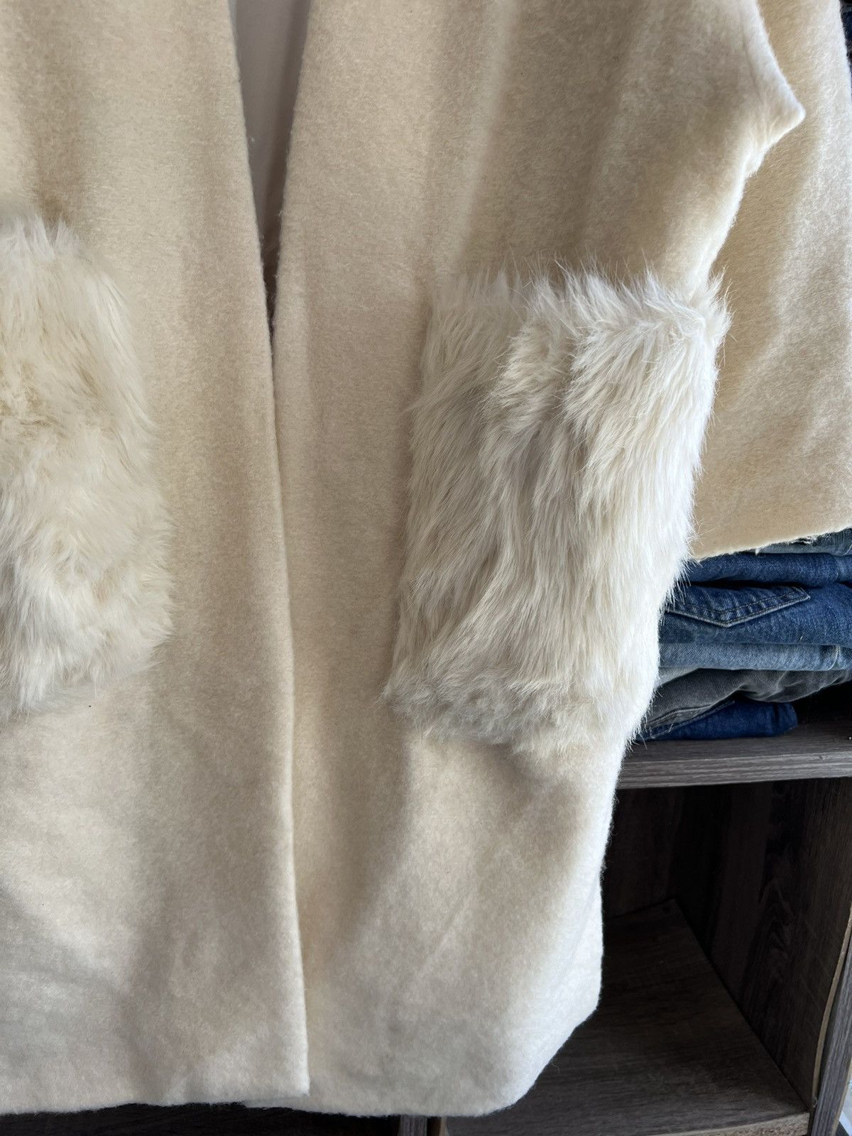 GU 🔥Rare Gu Mohair Cashmere Buttonless Coats Size XL / US 12-14 / IT 48-50 - 10 Thumbnail