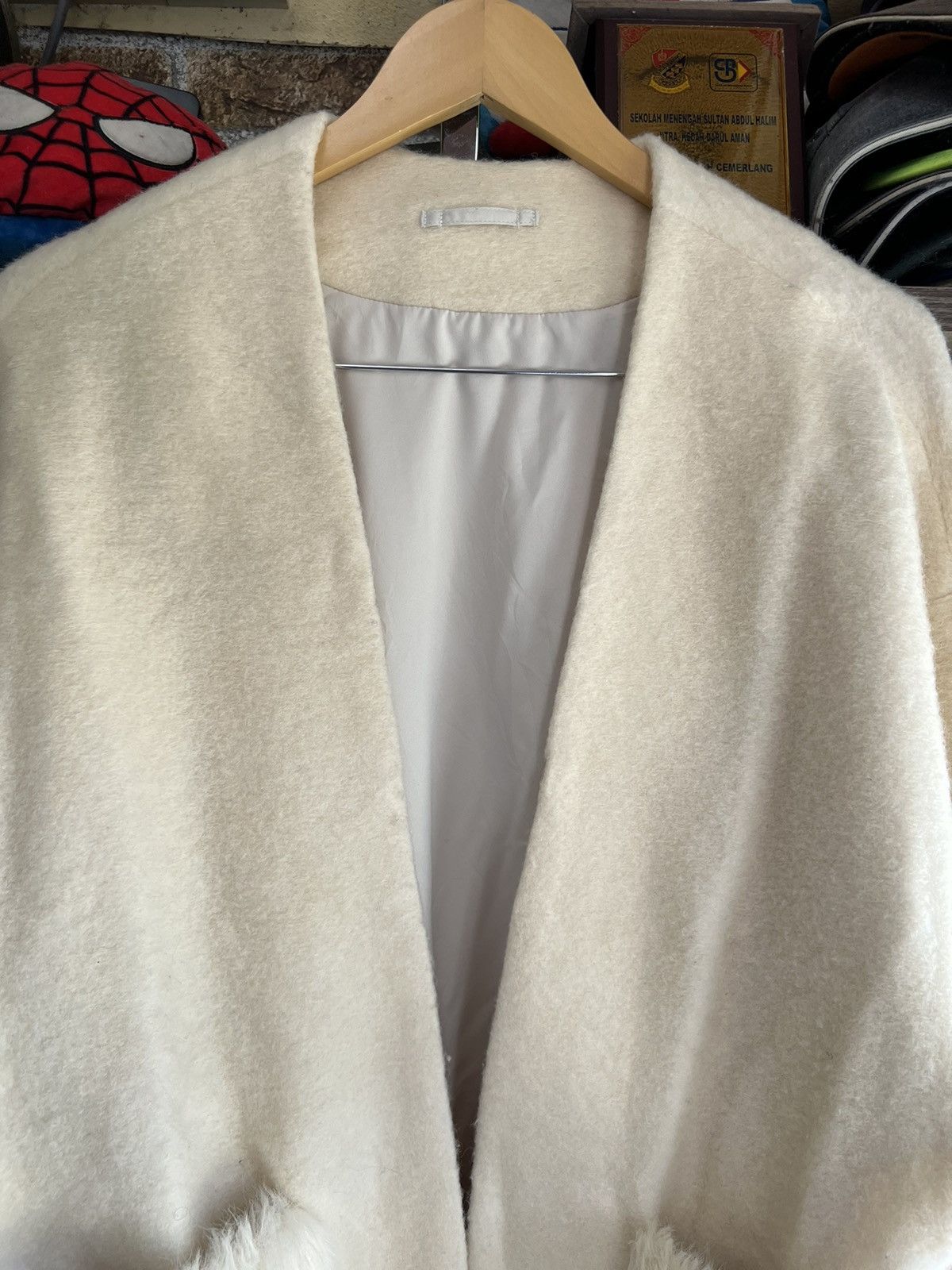 GU 🔥Rare Gu Mohair Cashmere Buttonless Coats Size XL / US 12-14 / IT 48-50 - 8 Thumbnail