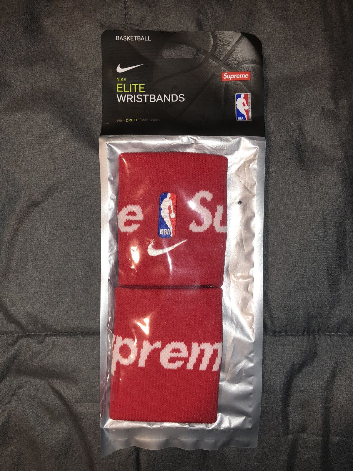 Supreme nike nba headband 2024 red