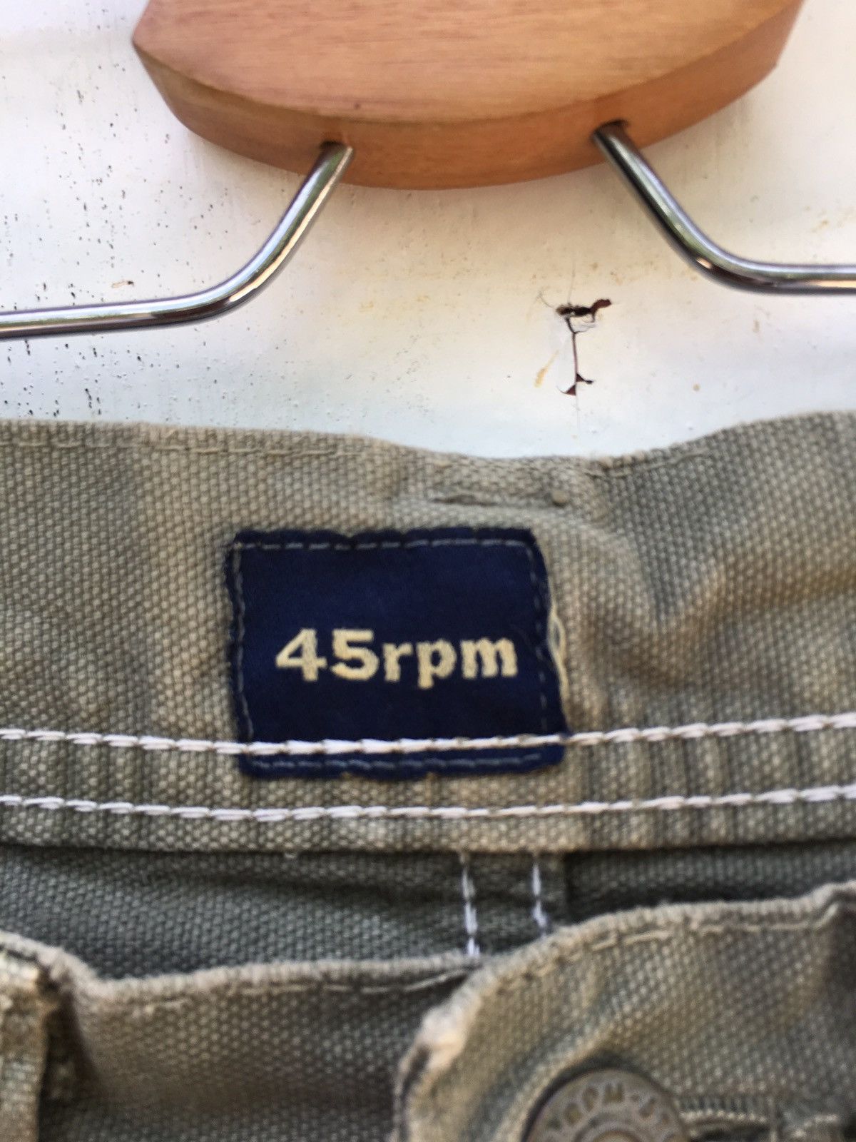 45rpm Vintage 45rpm Straight Loose Cut Denim/ Jeans Size US 27 - 9 Thumbnail