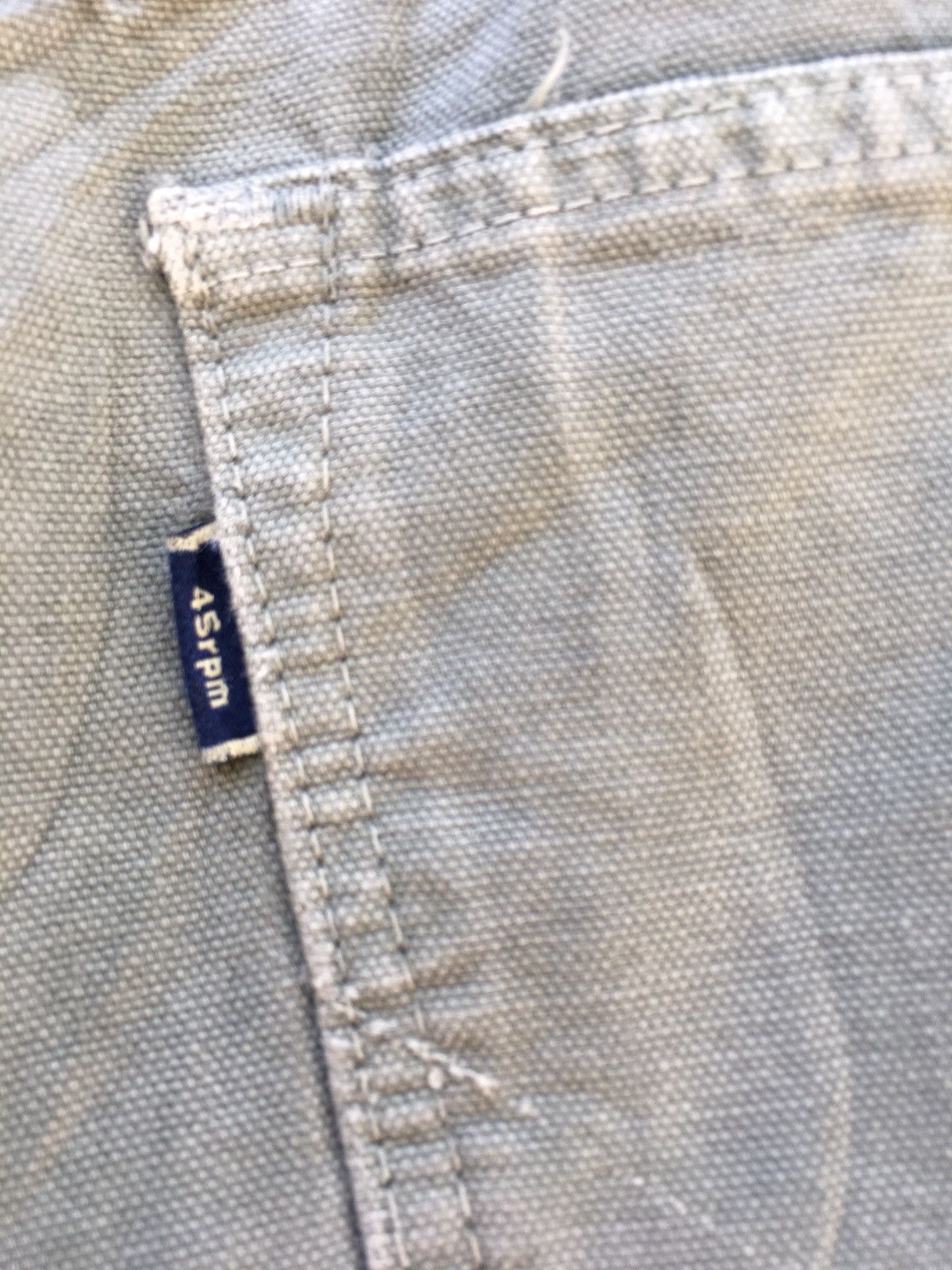 45rpm Vintage 45rpm Straight Loose Cut Denim/ Jeans Size US 27 - 23 Thumbnail