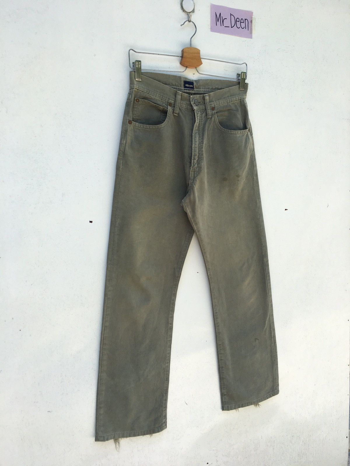 45rpm Vintage 45rpm Straight Loose Cut Denim/ Jeans Size US 27 - 2 Thumbnail