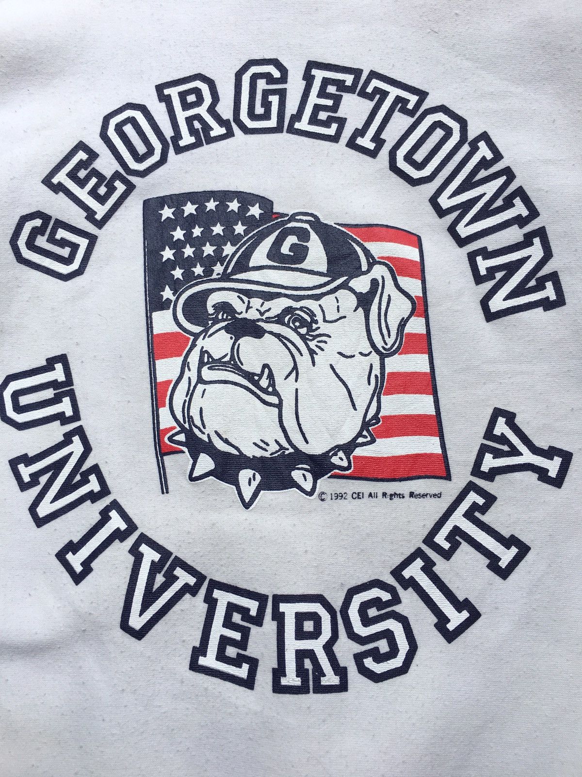 Vintage Vintage University Georgetown Hoyas Sweatshirt Size US L / EU 52-54 / 3 - 6 Thumbnail