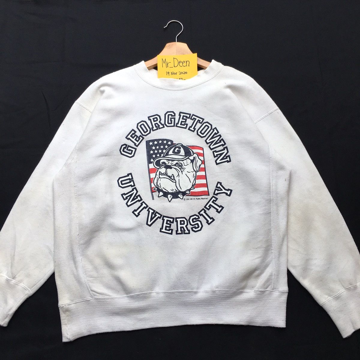 Vintage Vintage University Georgetown Hoyas Sweatshirt Size US L / EU 52-54 / 3 - 2 Thumbnail
