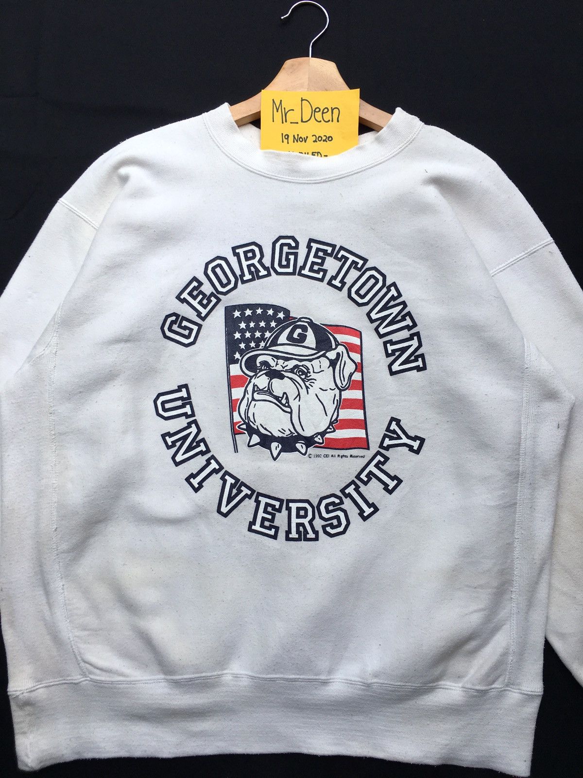 Vintage Vintage University Georgetown Hoyas Sweatshirt Size US L / EU 52-54 / 3 - 5 Thumbnail