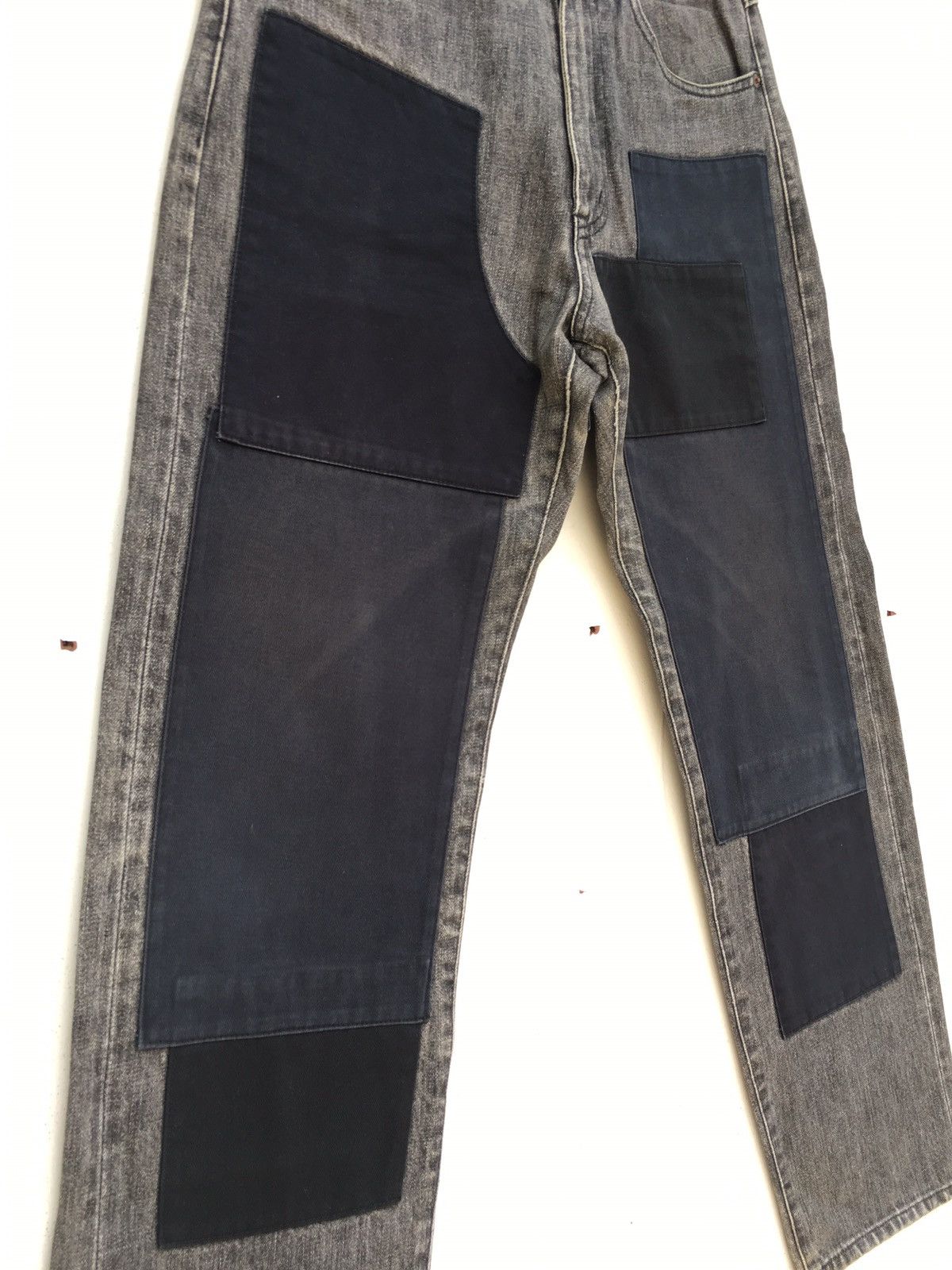 Nepenthes Rare Nepenthes Patchwork Denim Jeans Size US 27 - 8 Thumbnail