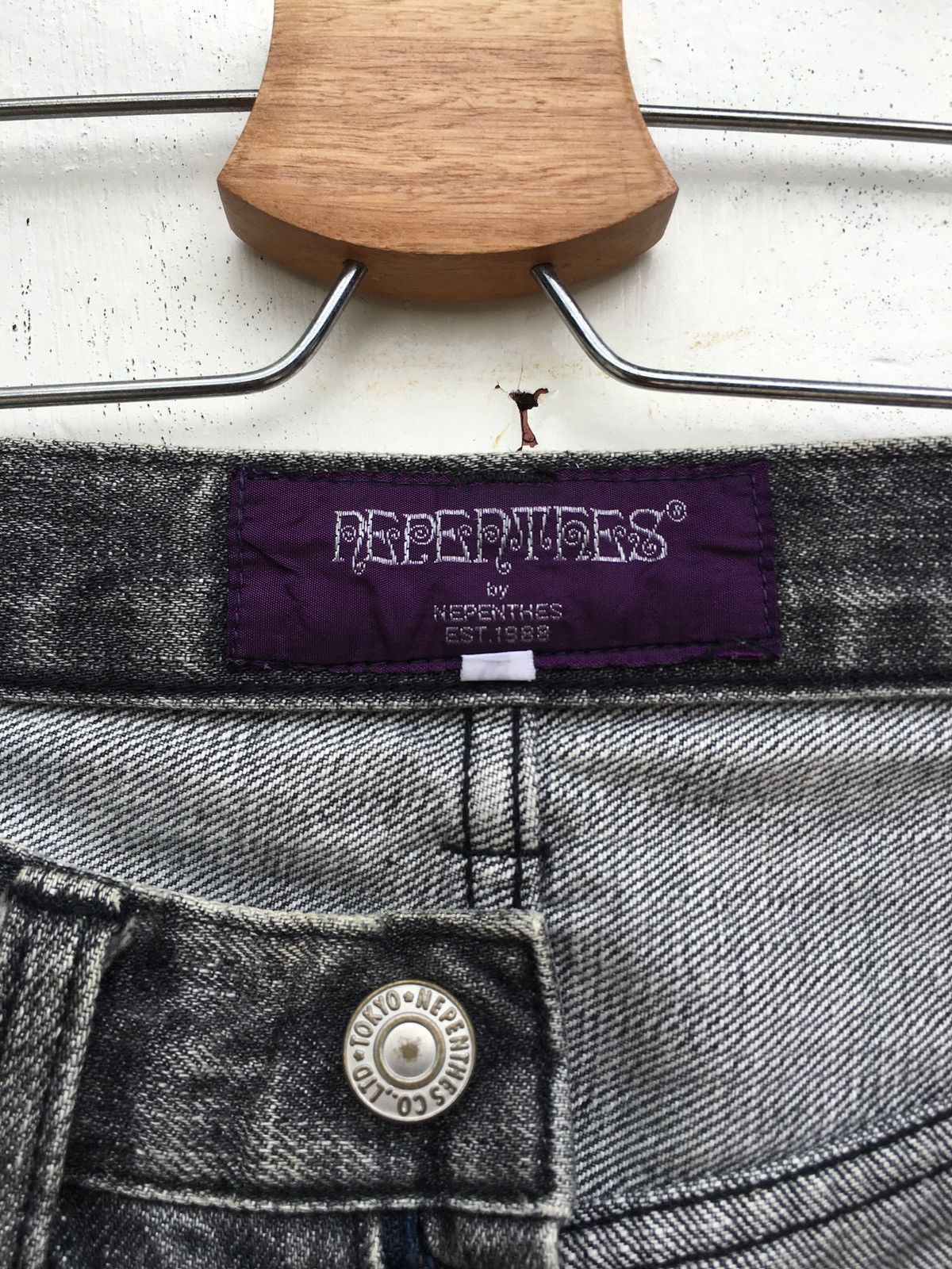 Nepenthes Rare Nepenthes Patchwork Denim Jeans Size US 27 - 12 Thumbnail
