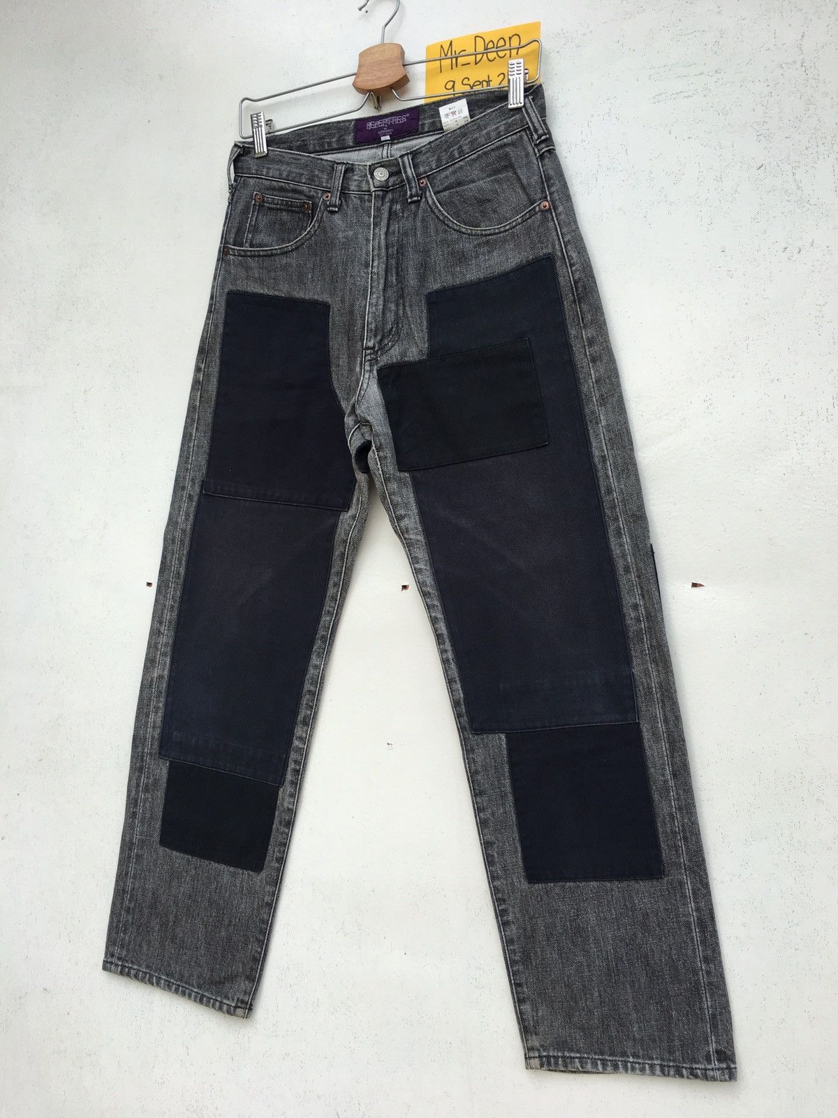 Nepenthes Rare Nepenthes Patchwork Denim Jeans Size US 27 - 3 Thumbnail