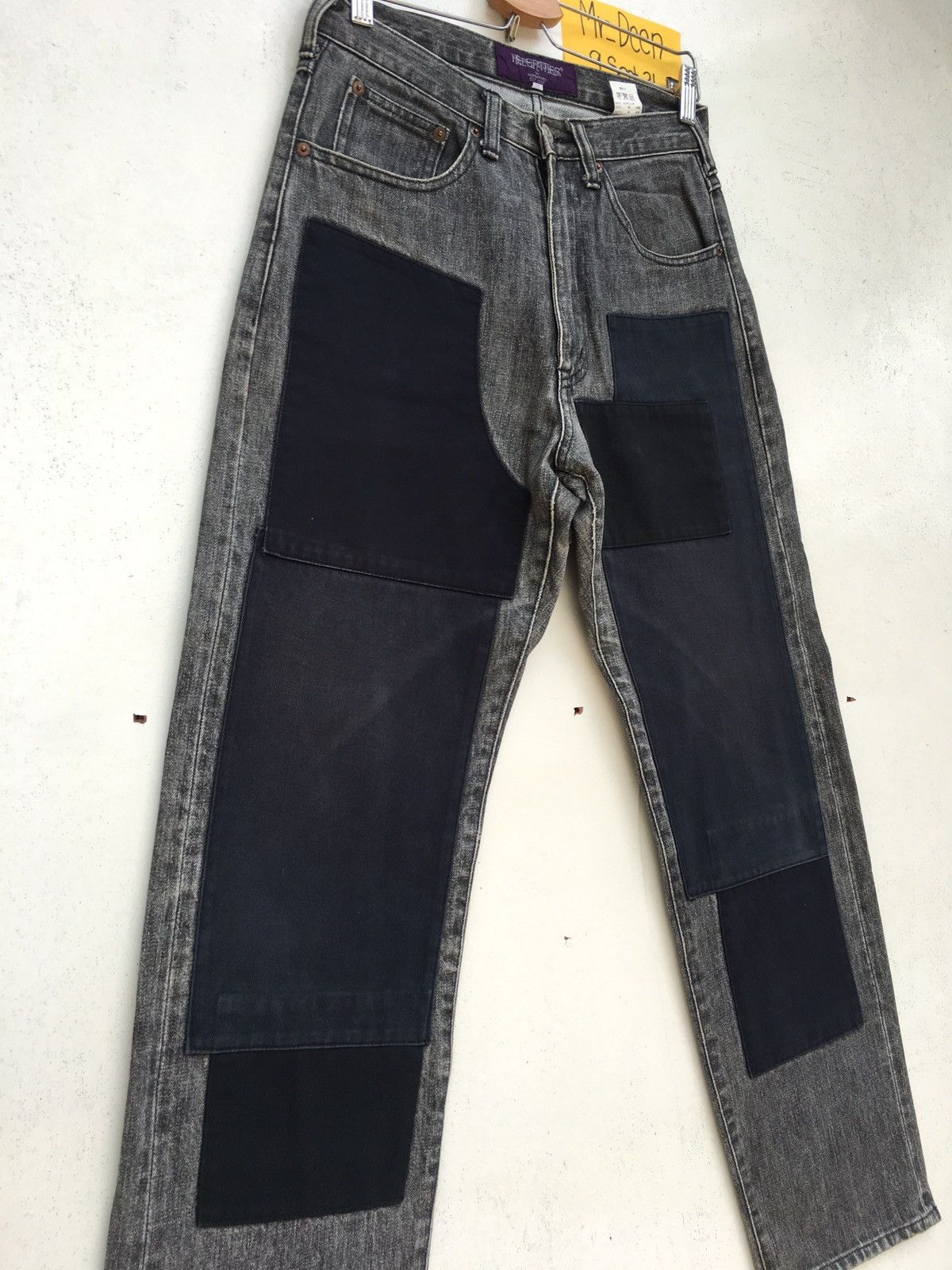 Nepenthes Rare Nepenthes Patchwork Denim Jeans Size US 27 - 7 Thumbnail