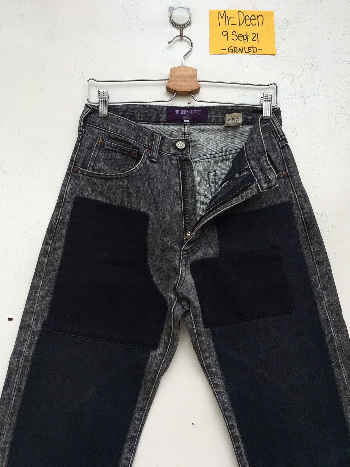 Nepenthes Rare Nepenthes Patchwork Denim Jeans Size US 27 - 10 Thumbnail