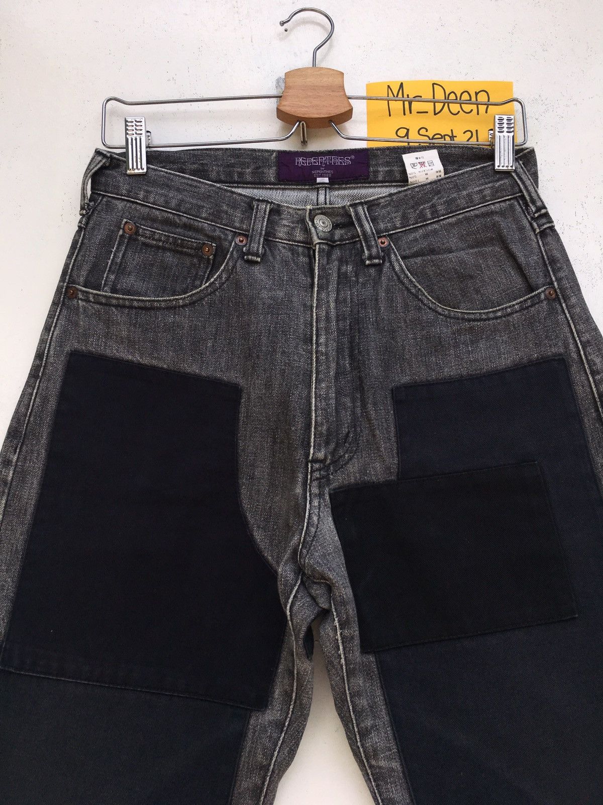 Nepenthes Rare Nepenthes Patchwork Denim Jeans Size US 27 - 9 Thumbnail