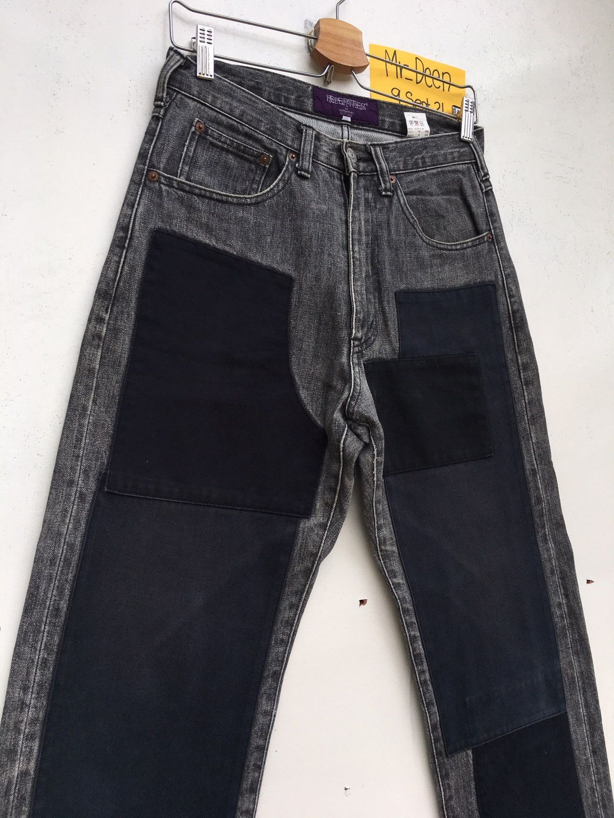 Nepenthes Rare Nepenthes Patchwork Denim Jeans Size US 27 - 5 Thumbnail