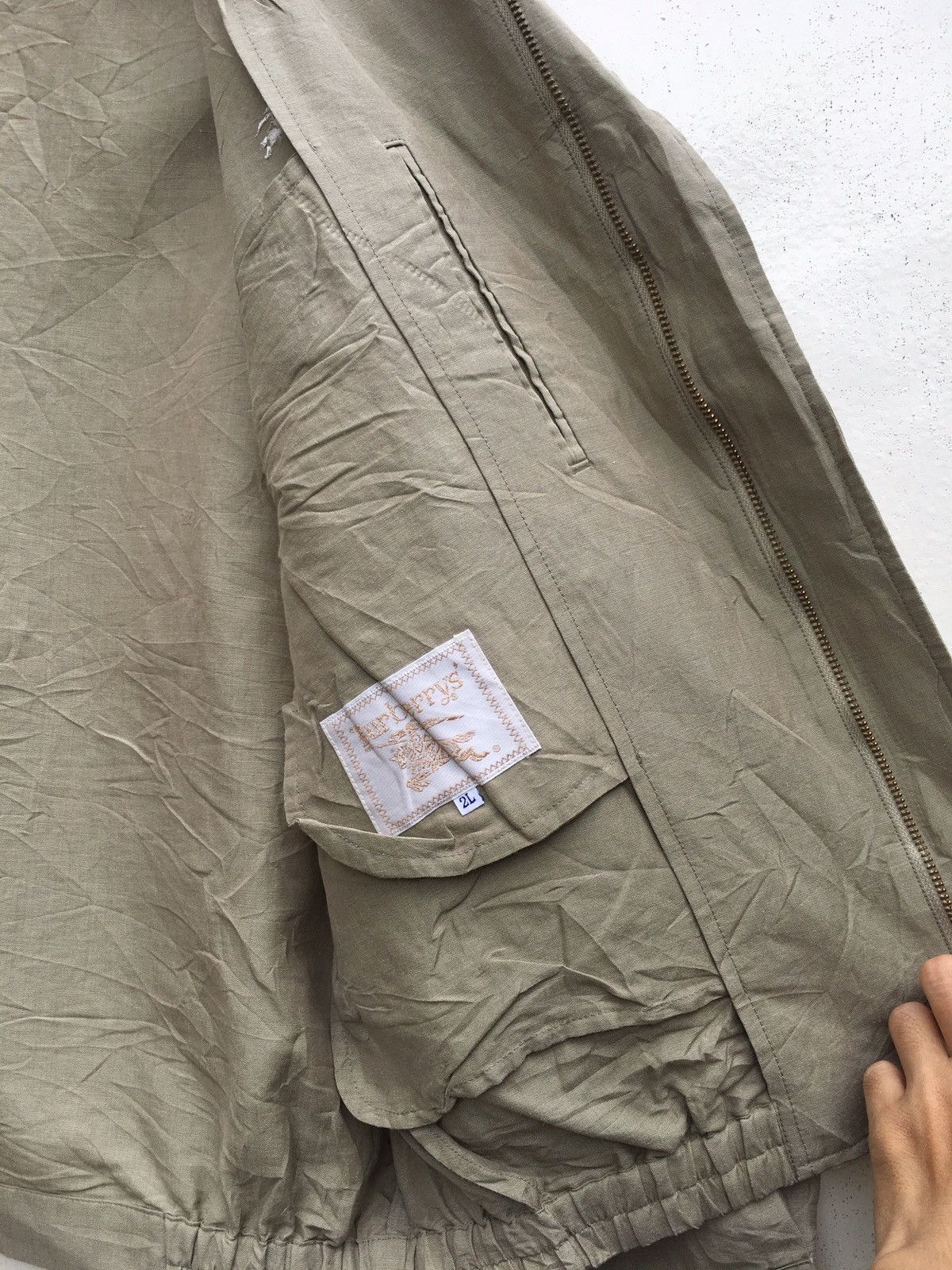 Burberry Vintage Rare Burberry Linen Jacket Size US L / EU 52-54 / 3 - 14 Thumbnail