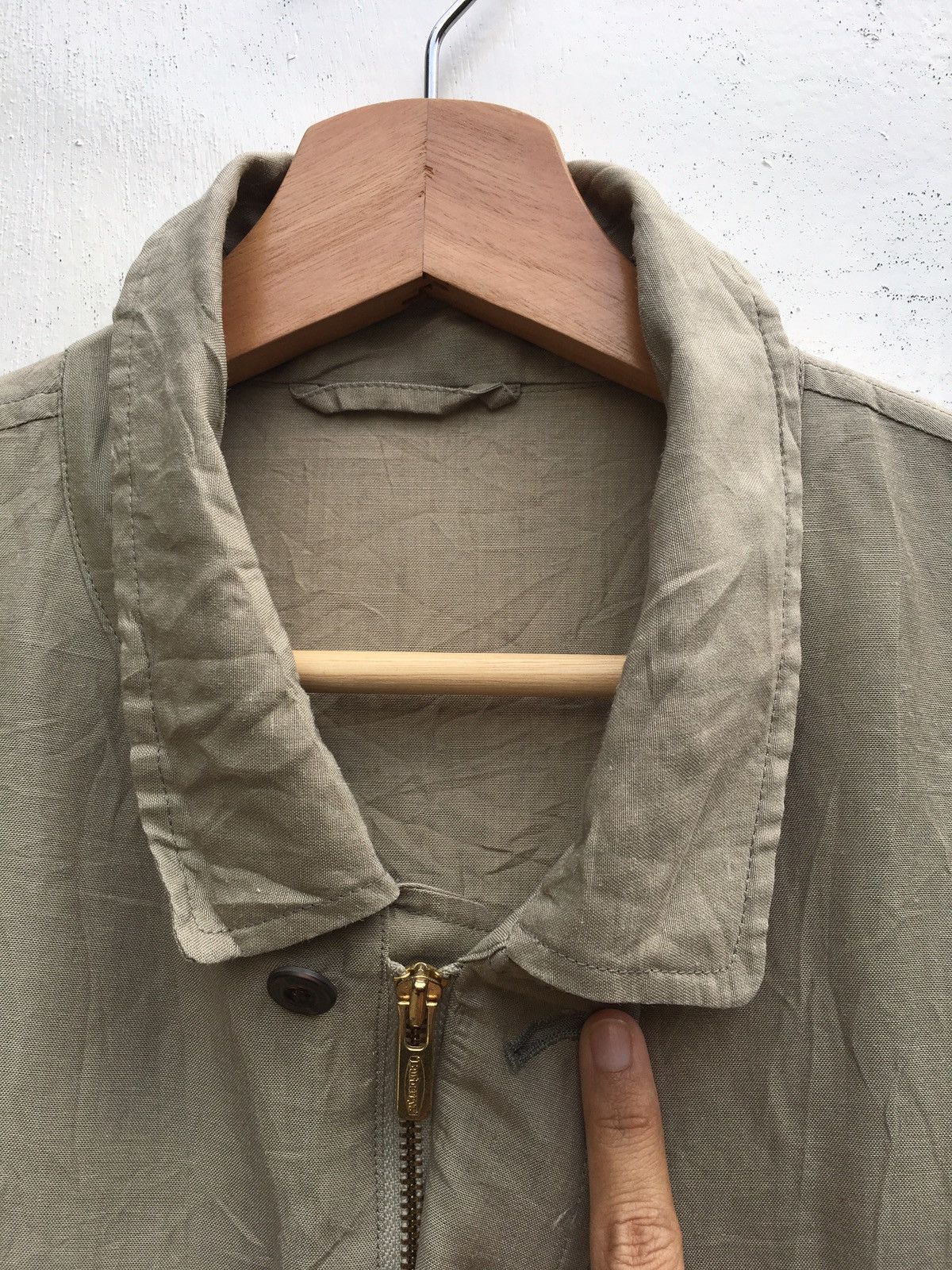 Burberry Vintage Rare Burberry Linen Jacket Size US L / EU 52-54 / 3 - 7 Thumbnail