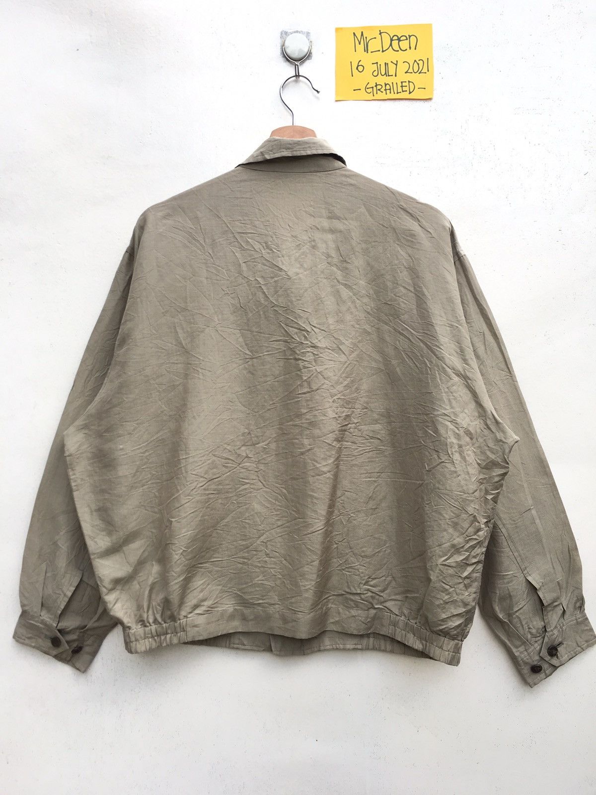 Burberry Vintage Rare Burberry Linen Jacket Size US L / EU 52-54 / 3 - 9 Thumbnail