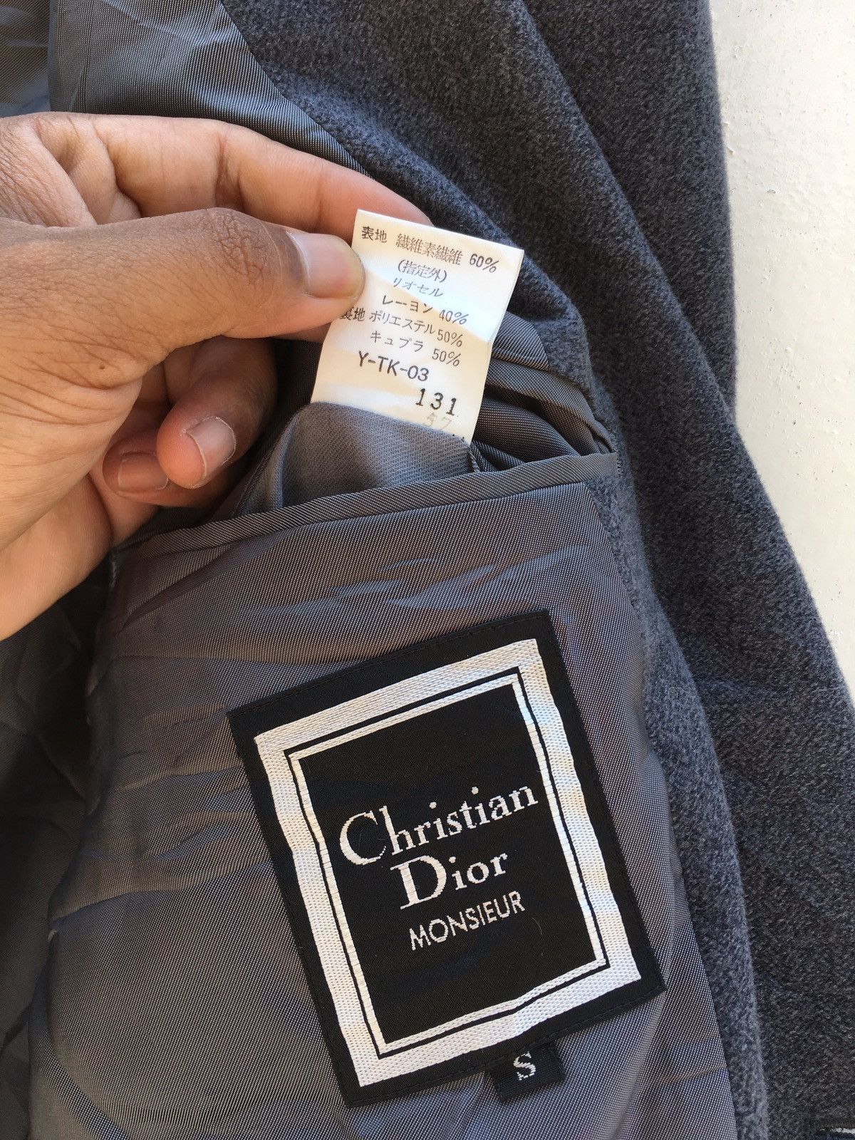 Christian Dior Monsieur Vintage Christian Dior Blazer Size 36R - 8 Thumbnail