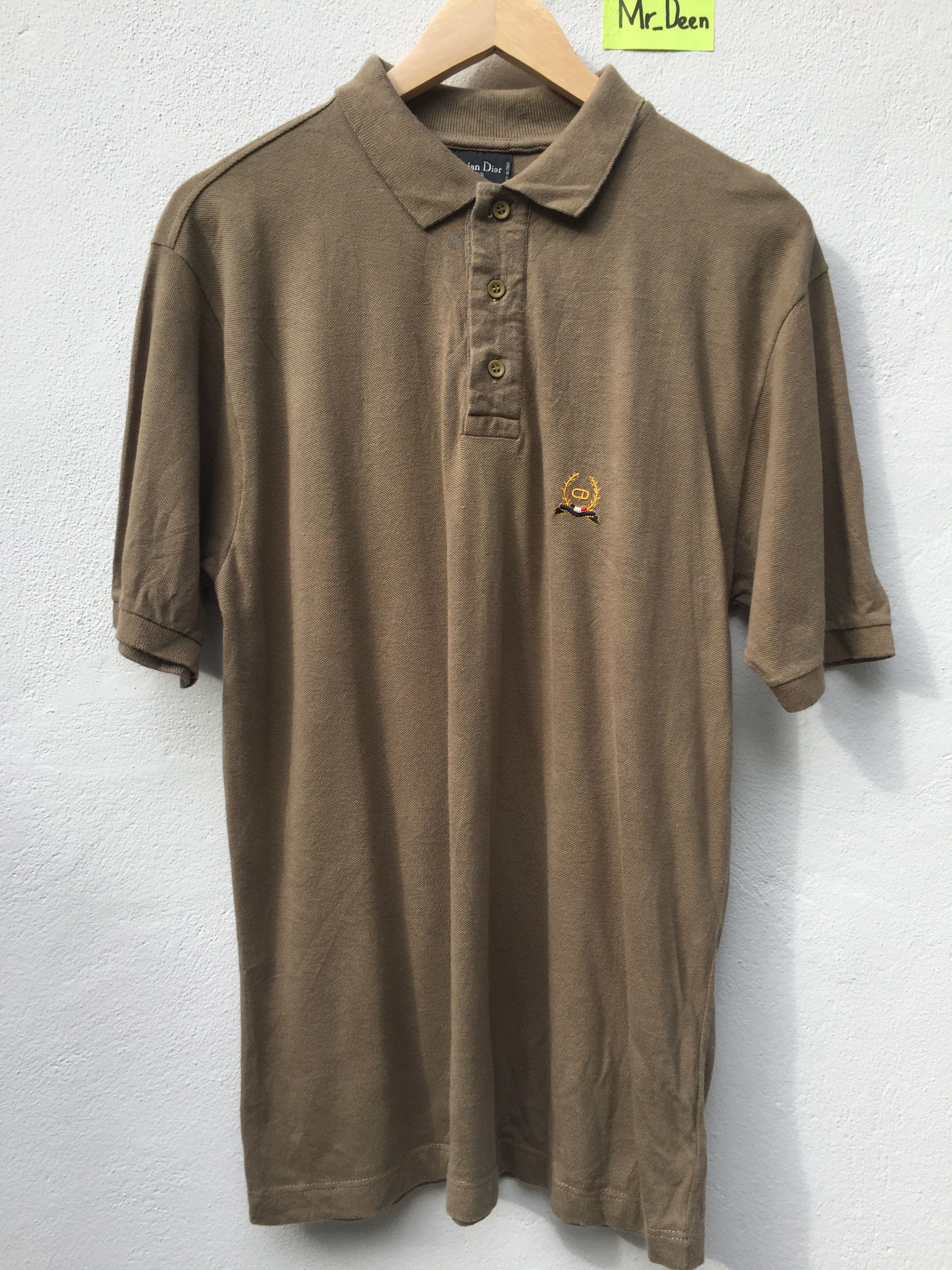 Christian Dior Monsieur CHRISTIAN DIOR polo shirt made in italy 90s casual Size US M / EU 48-50 / 2 - 1 Thumbnail