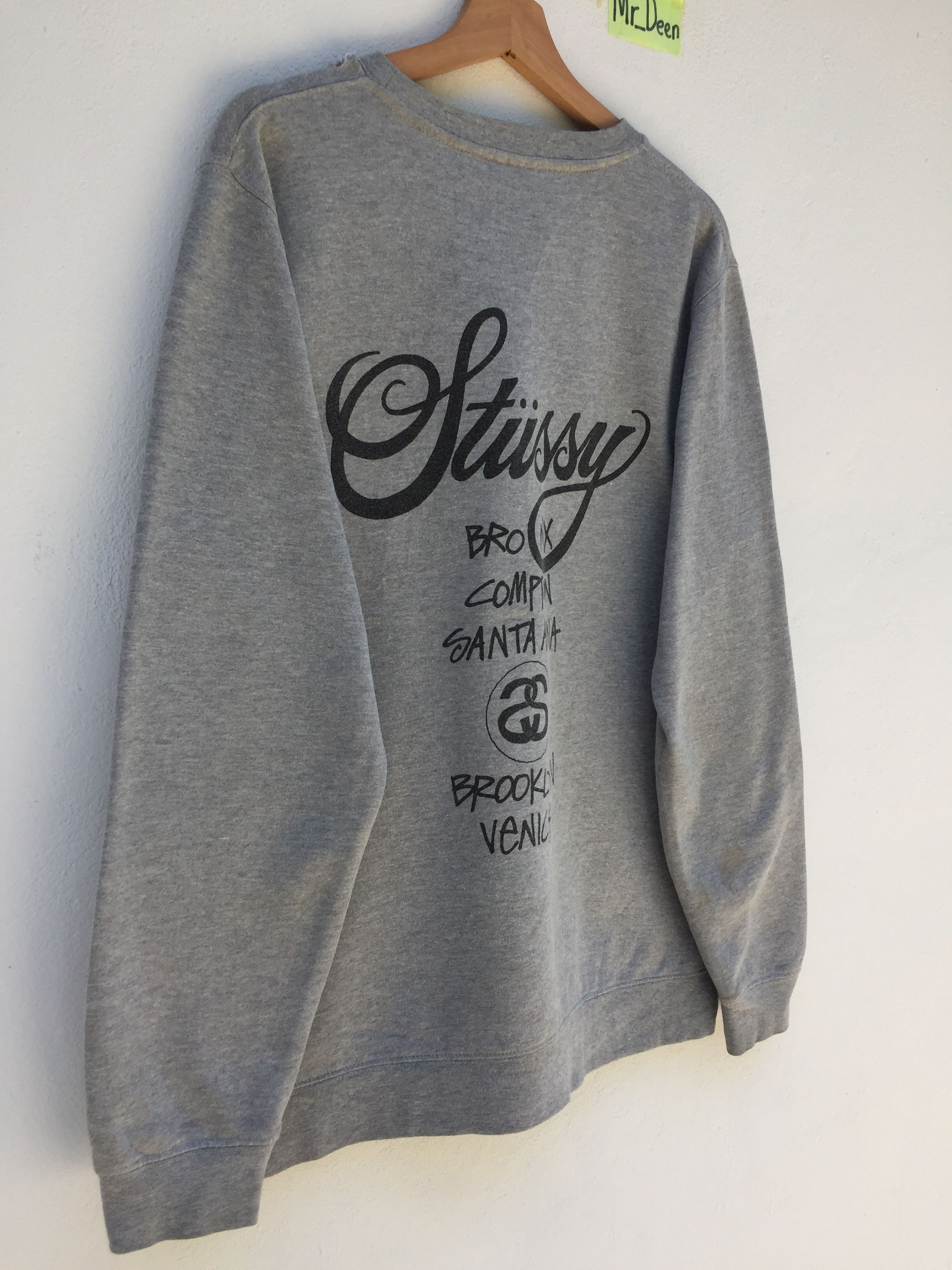 Stussy Vintage Stussy World Tour Sweatshirt Size US L / EU 52-54 / 3 - 7 Thumbnail